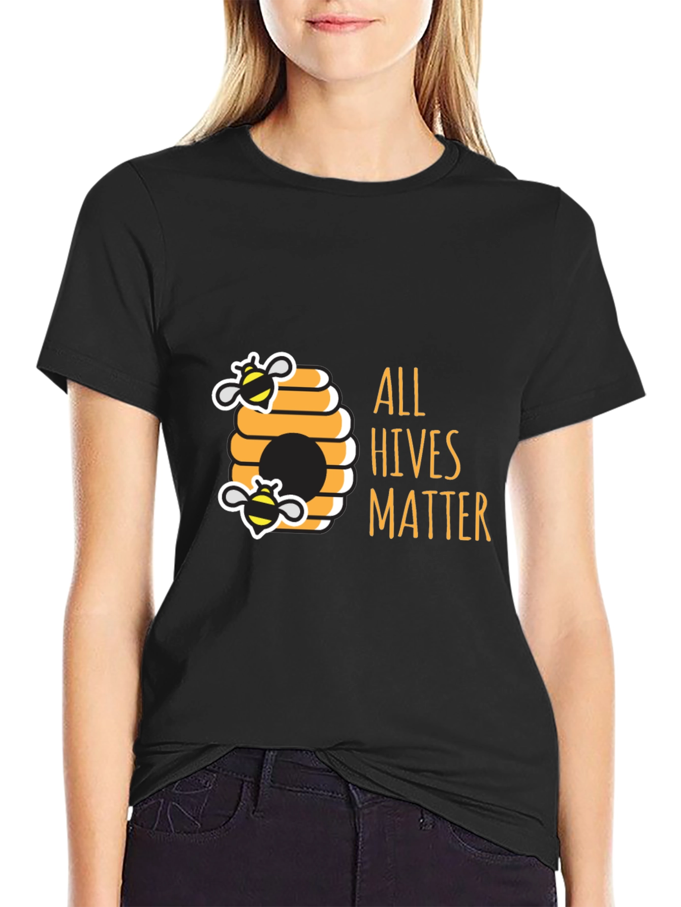 All Hives Matter Black T-Shirt - Bee Kind