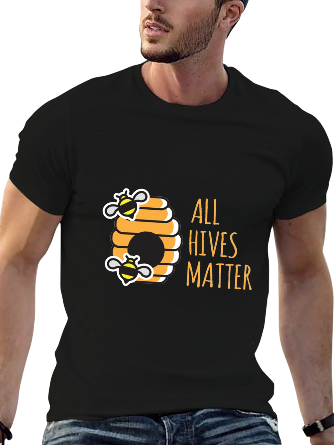 All Hives Matter Black T-Shirt - Bee Kind
