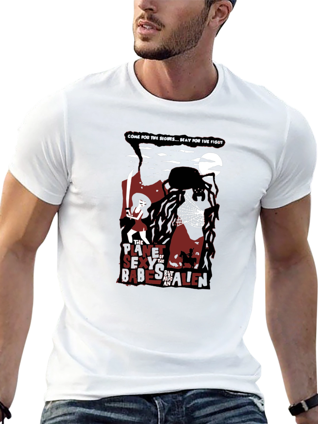 Planet of Sexy Babes Alien T-Shirt