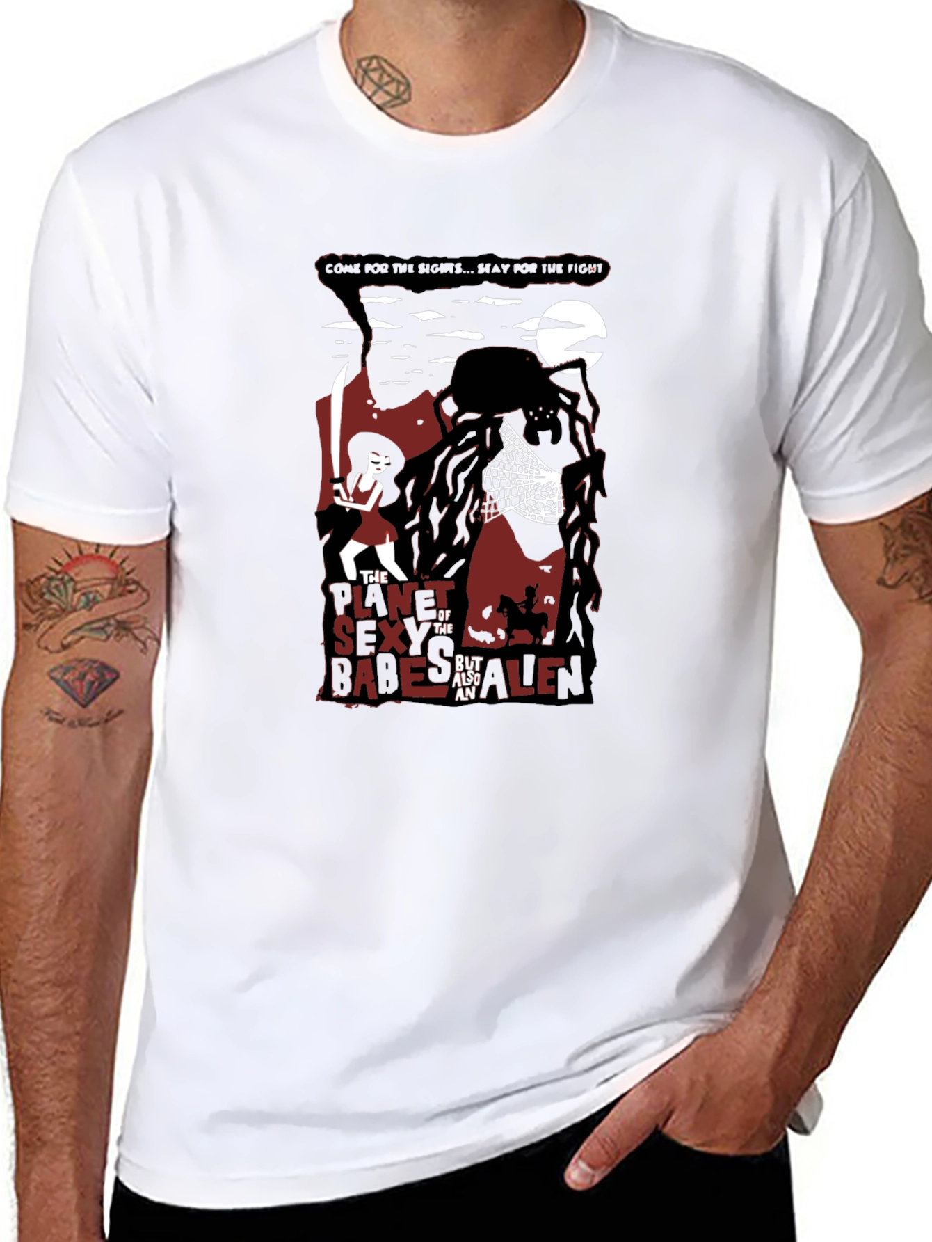 Planet of Sexy Babes Alien T-Shirt