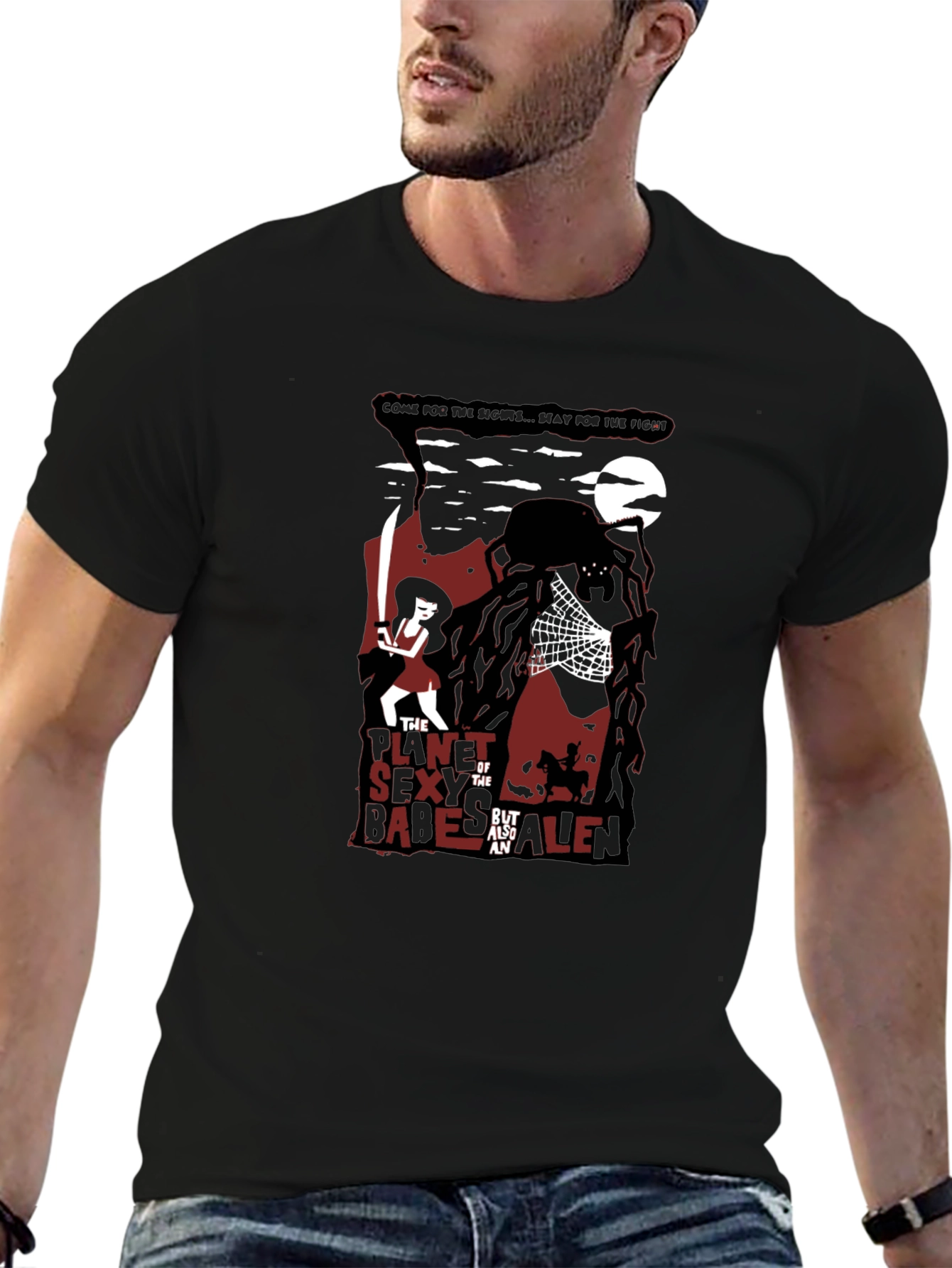 Planet of Sexy Babes Alien T-Shirt