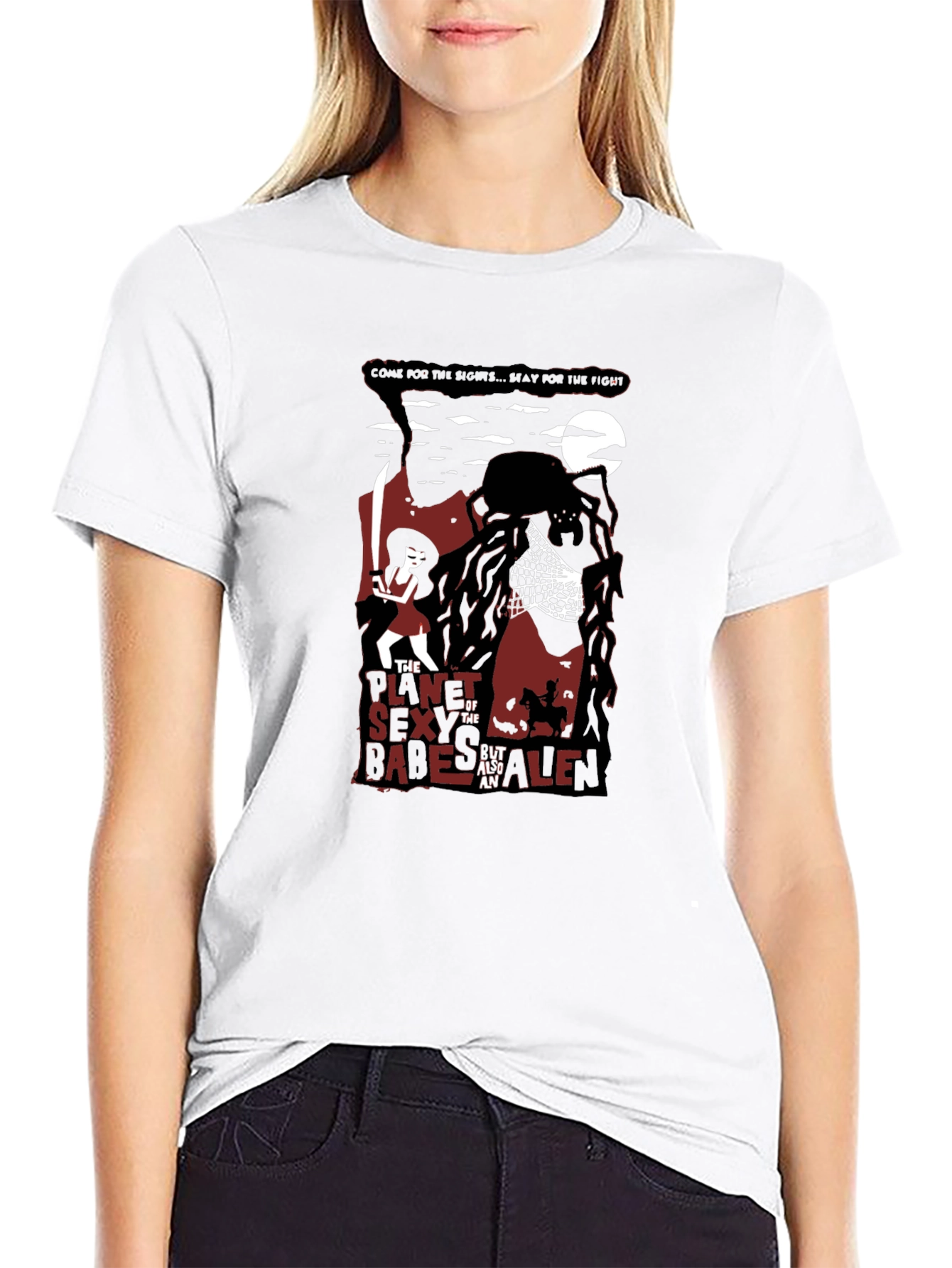 Planet of Sexy Babes Alien T-Shirt