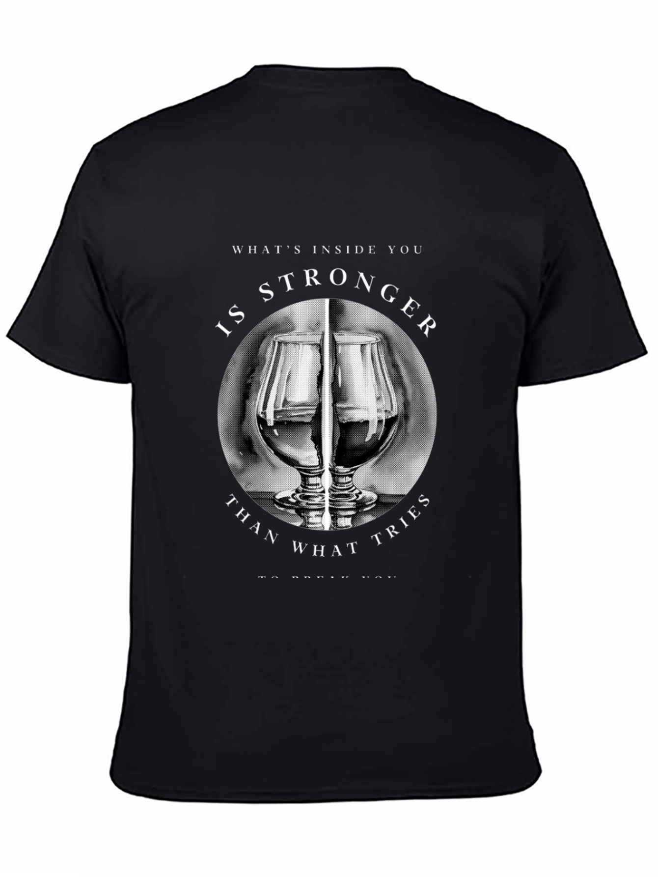 Stronger Inside T-Shirt - Motivational Graphic Tee