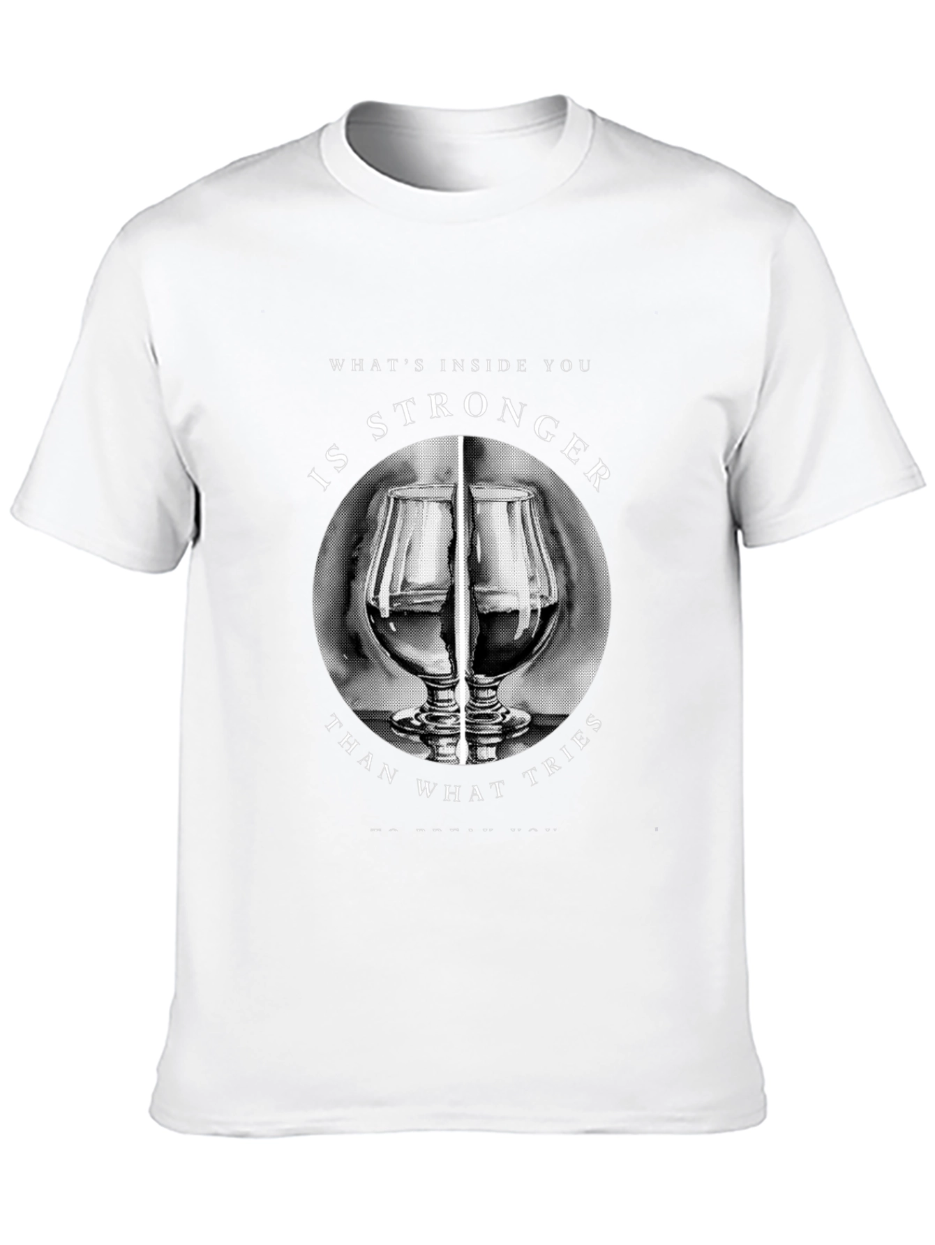 Stronger Inside T-Shirt - Motivational Graphic Tee