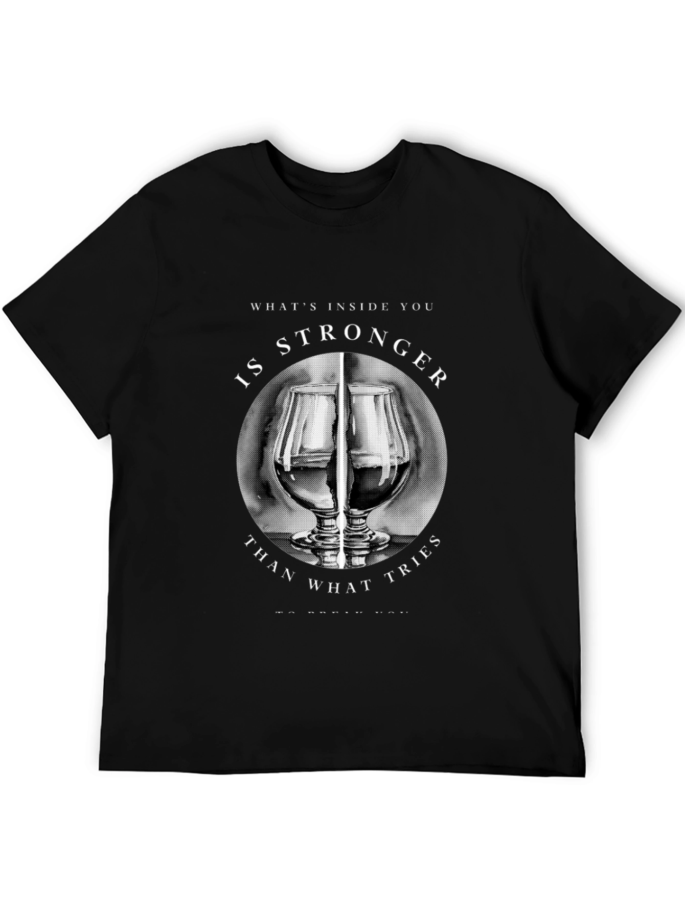 Stronger Inside T-Shirt - Motivational Graphic Tee