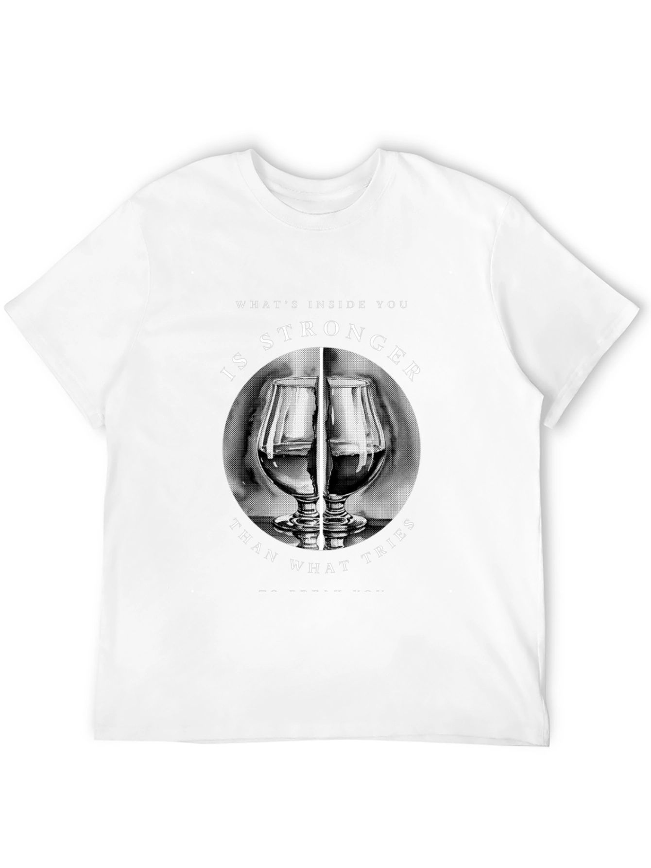 Stronger Inside T-Shirt - Motivational Graphic Tee
