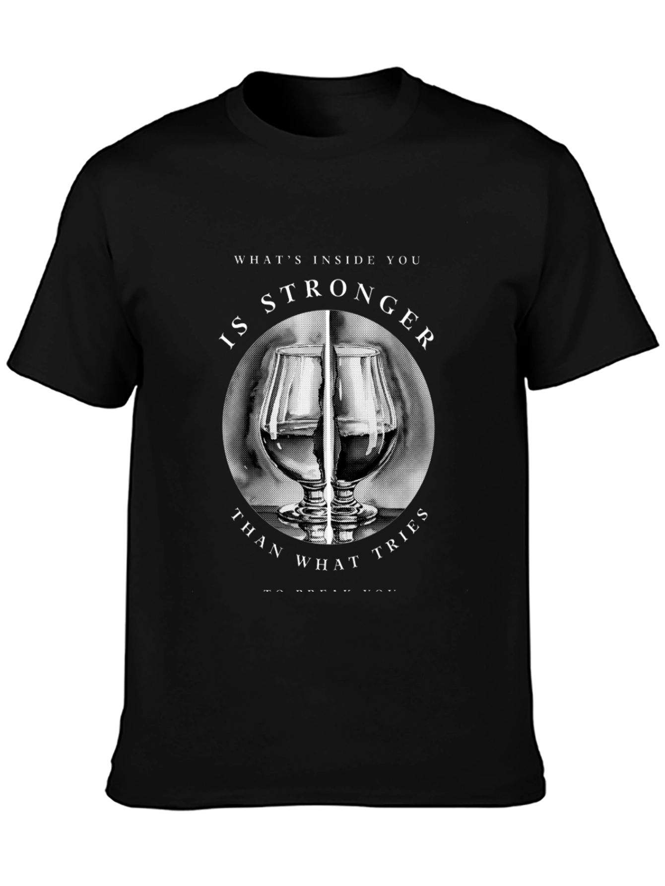 Stronger Inside T-Shirt - Motivational Graphic Tee