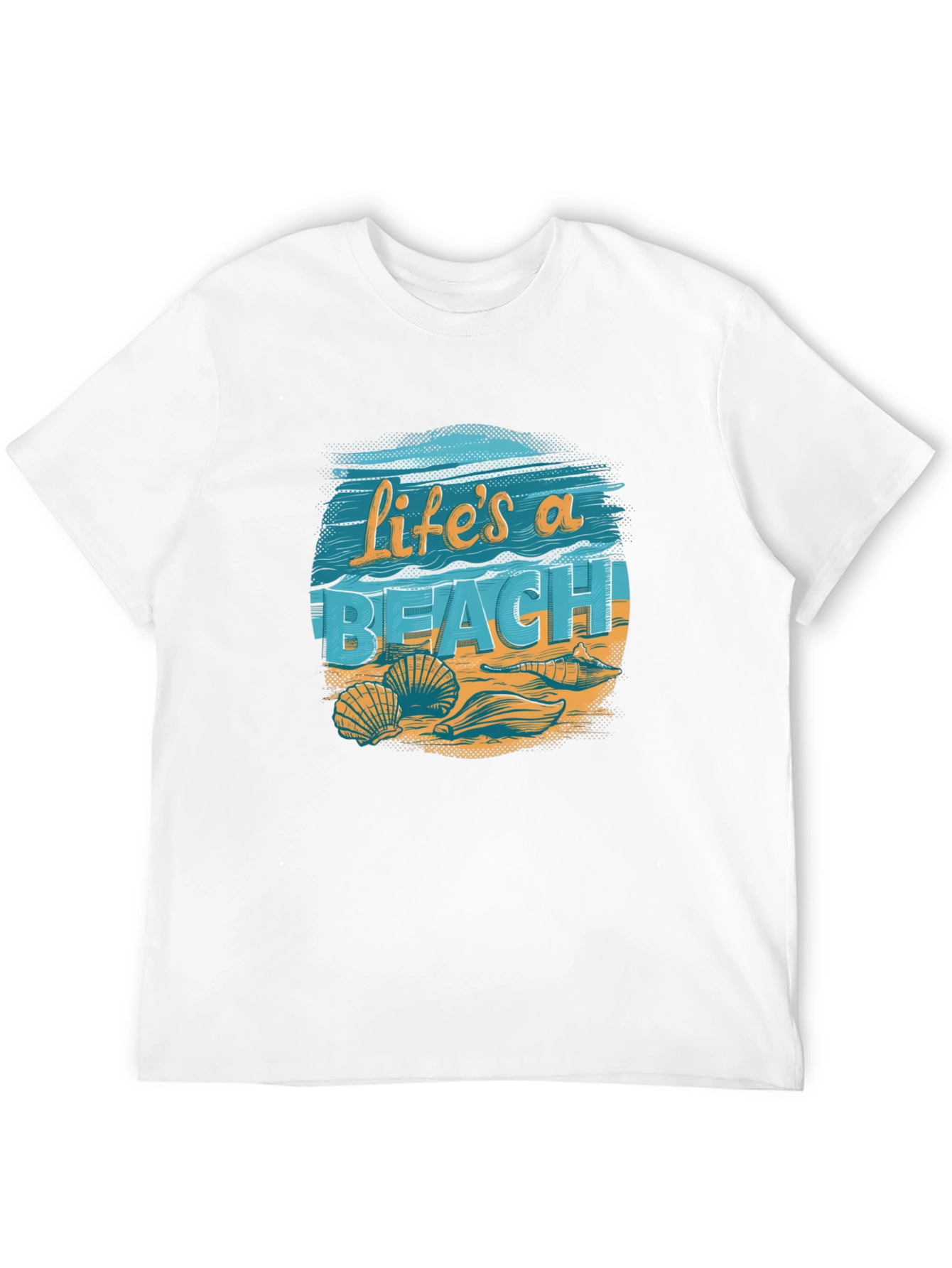 Lifes a Beach Graphic Tee - Summer Vibes T-Shirt
