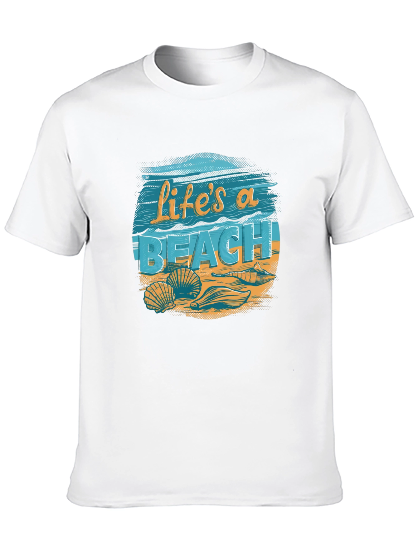 Lifes a Beach Graphic Tee - Summer Vibes T-Shirt
