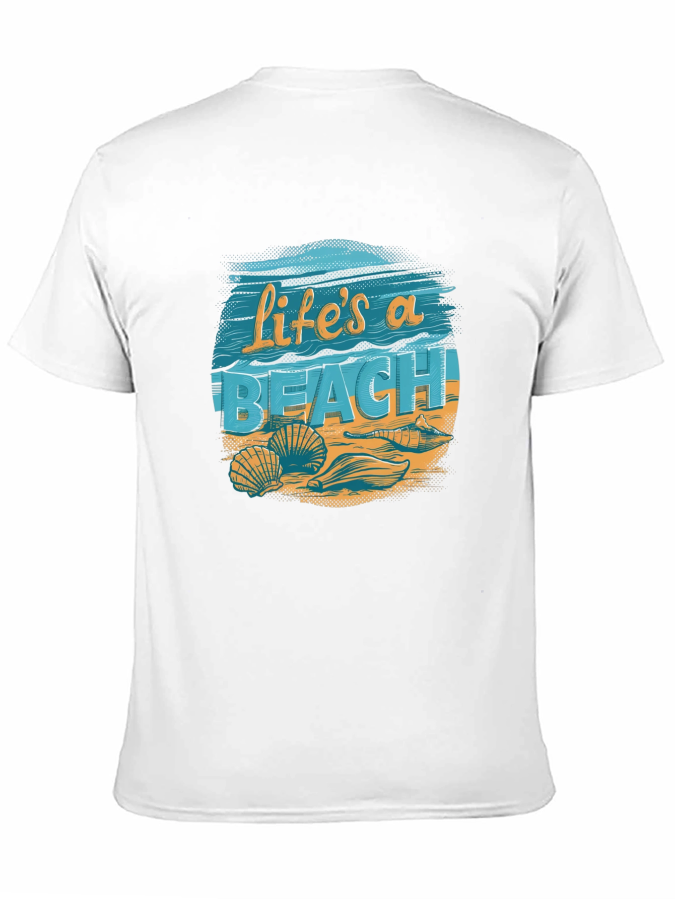 Lifes a Beach Graphic Tee - Summer Vibes T-Shirt