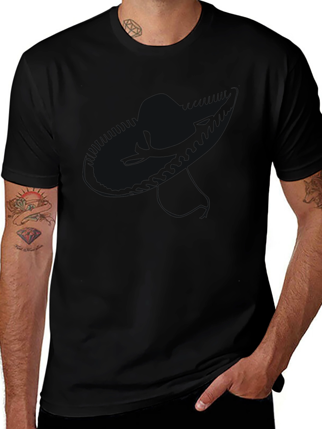 Classic Black Crew Neck T-Shirt - Everyday Essential