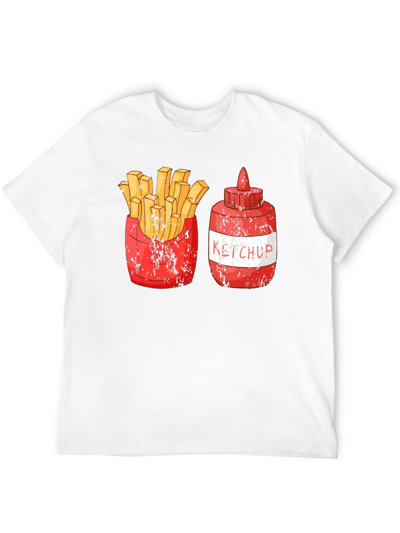 Fries and Ketchup Graphic Tee