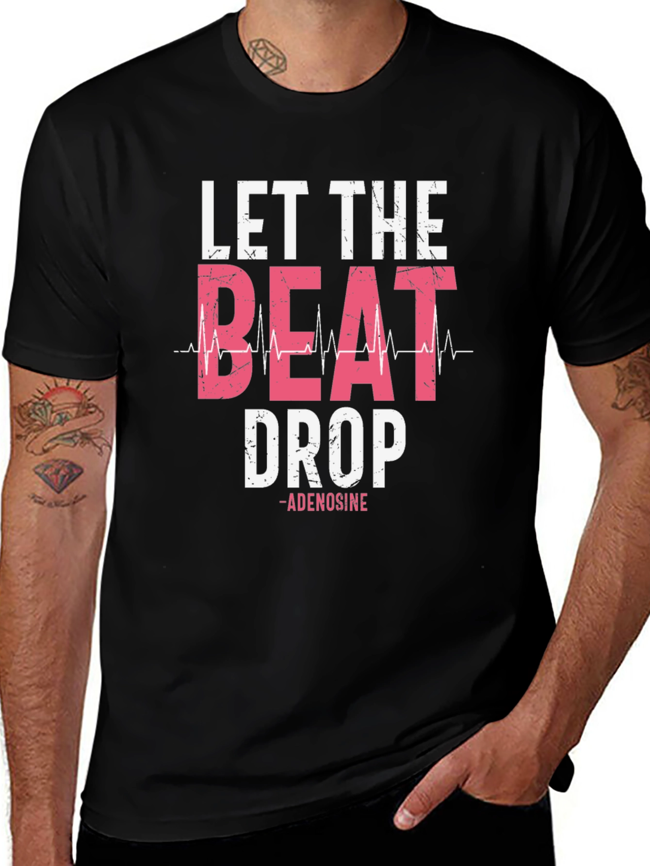 Let The Beat Drop T-Shirt Adenosine
