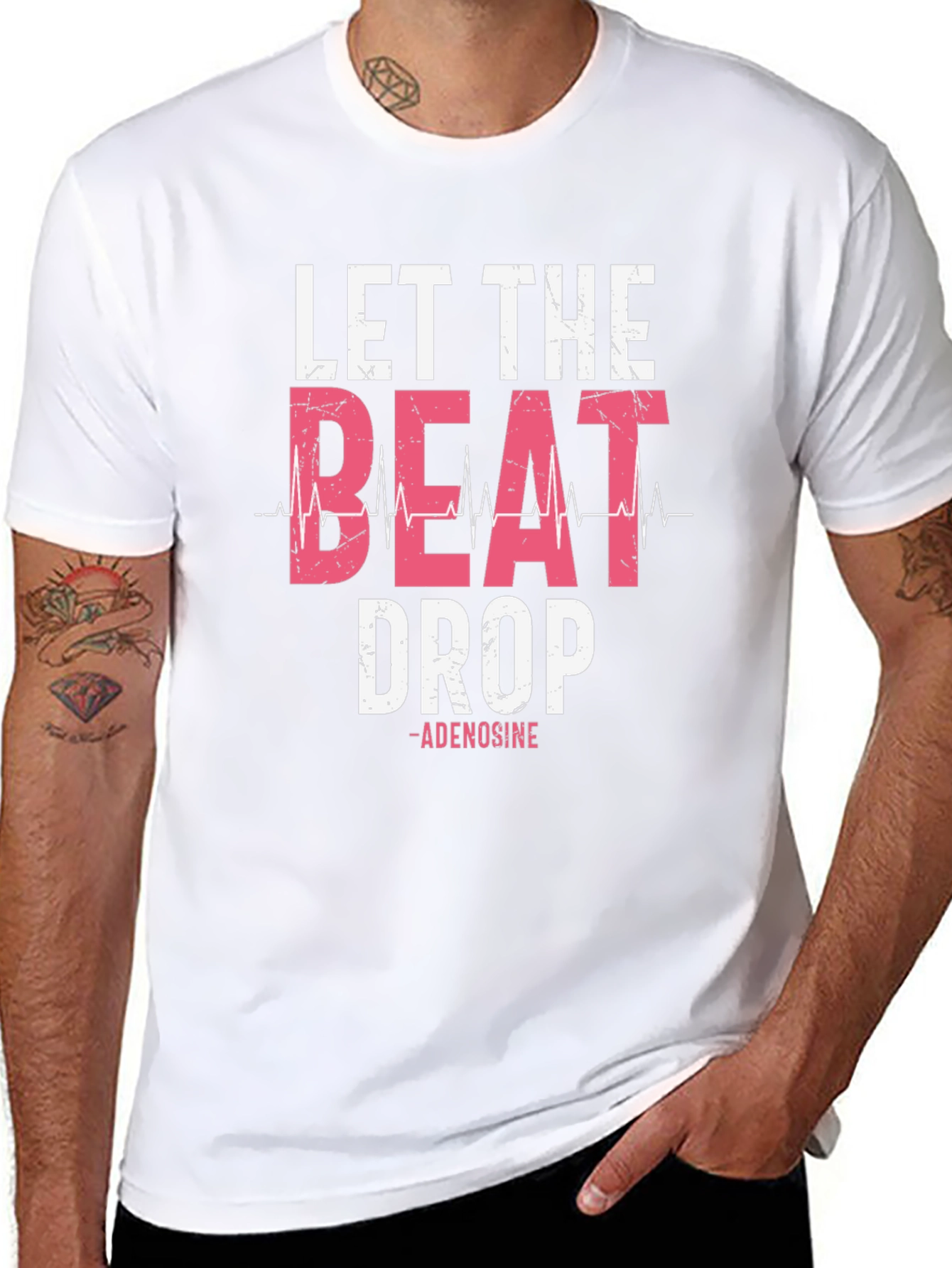 Let The Beat Drop T-Shirt Adenosine