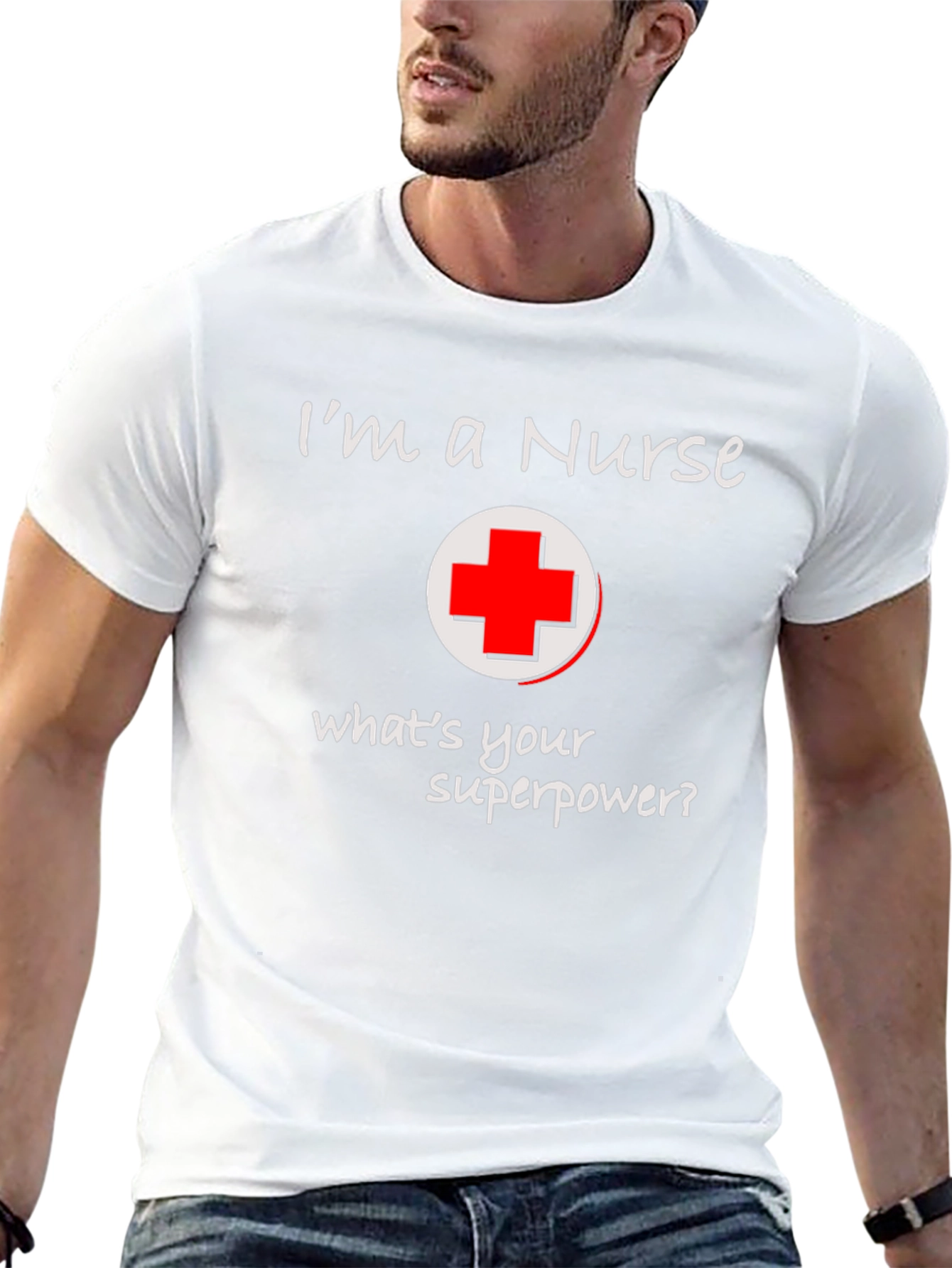 Nurse Superpower T-Shirt - Black