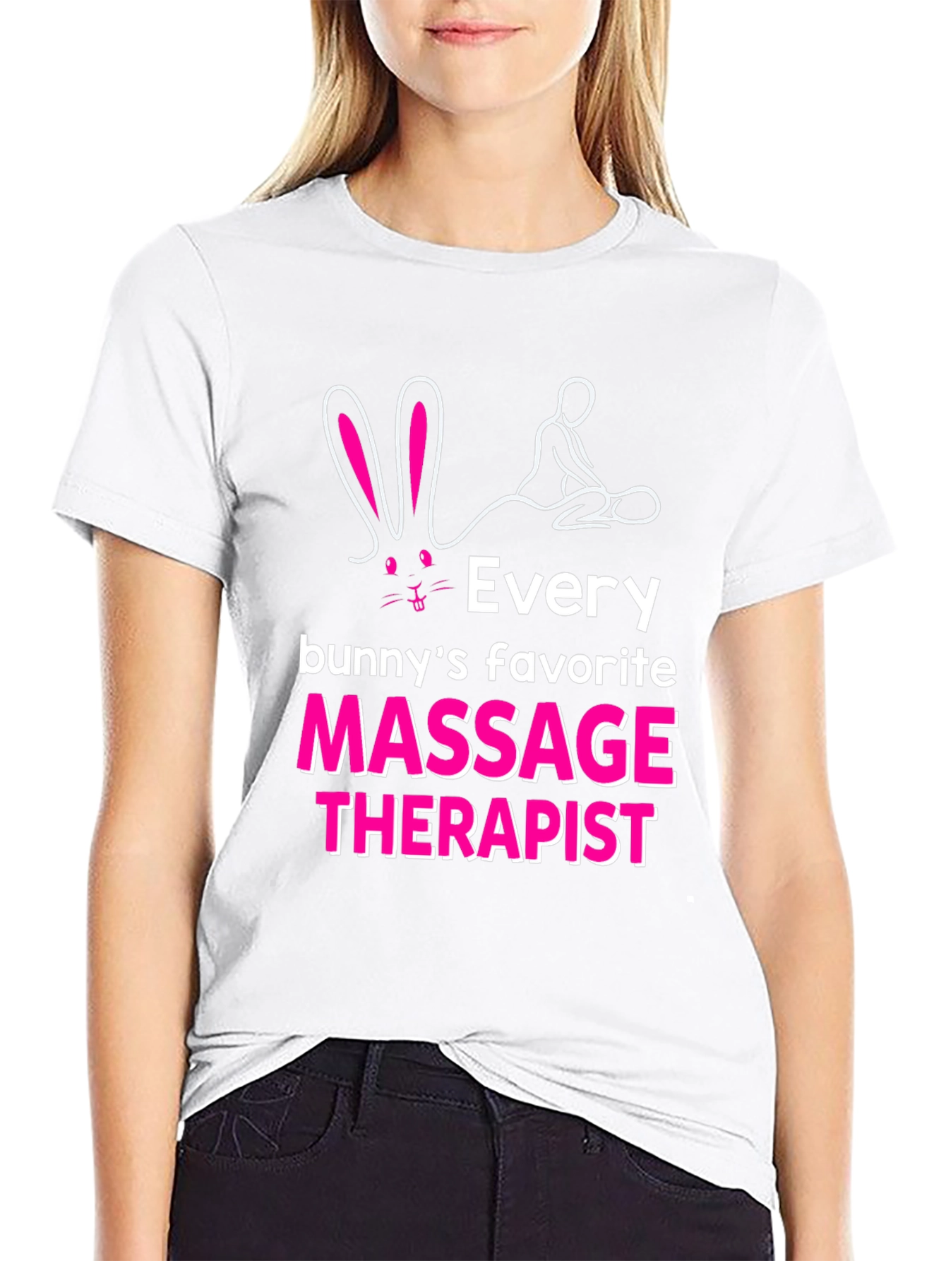 Bunnys Favorite Massage Therapist Graphic Tee
