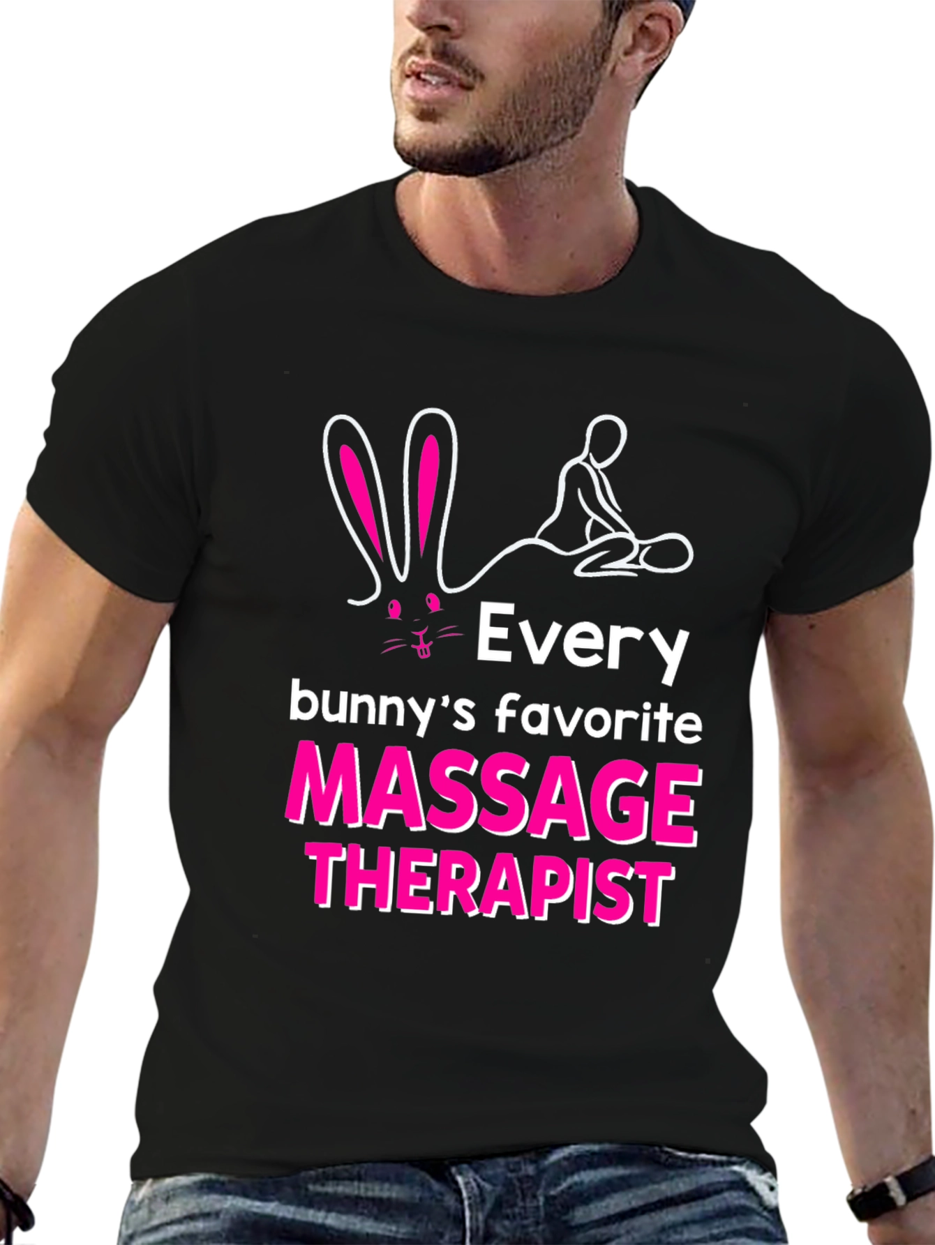 Bunnys Favorite Massage Therapist Graphic Tee