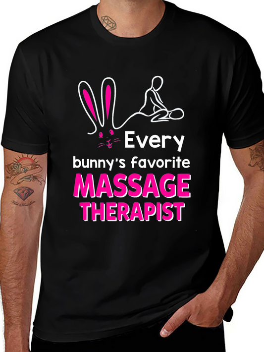 Bunnys Favorite Massage Therapist Graphic Tee