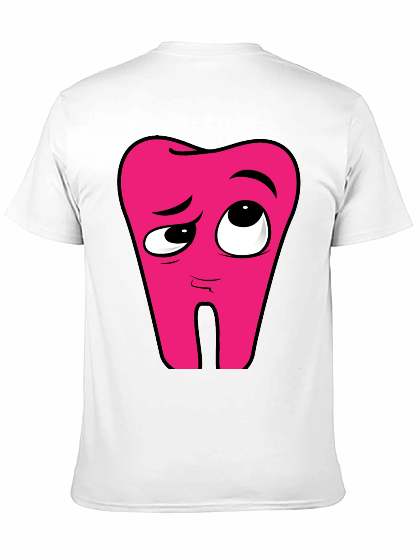 Cartoon Tooth Graphic T-Shirt - Funny Dental Tee