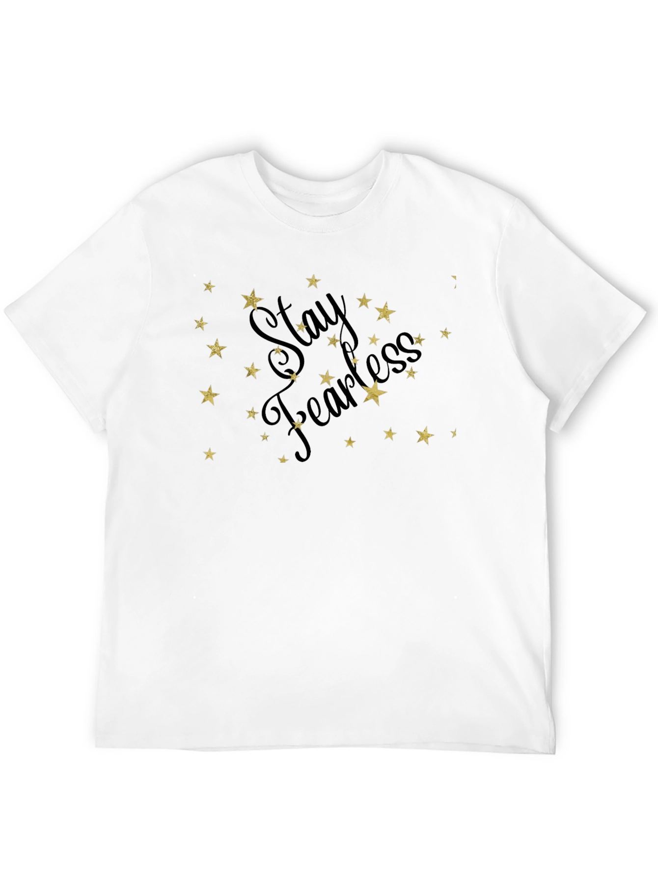 Stay Fearless Starry Black Tee