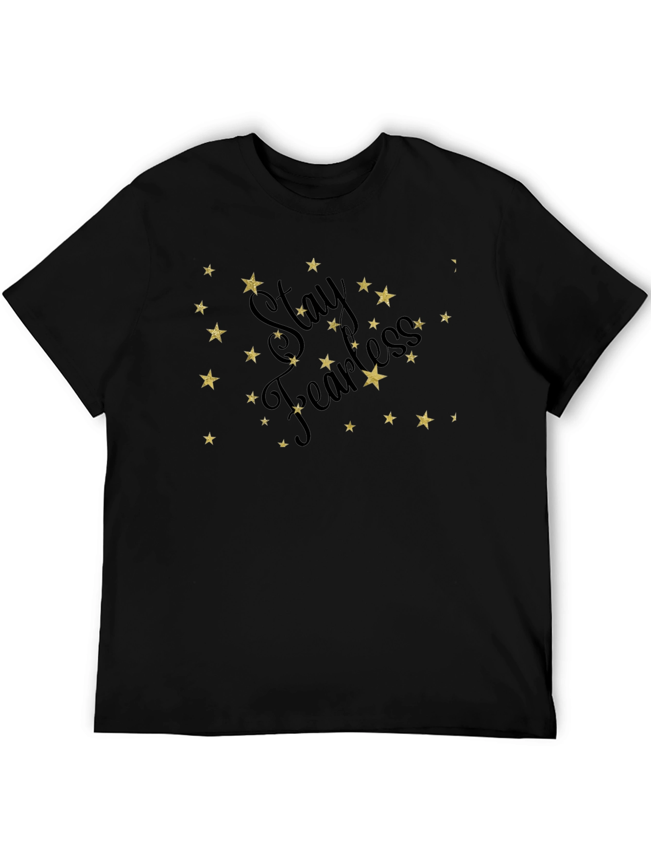 Stay Fearless Starry Black Tee