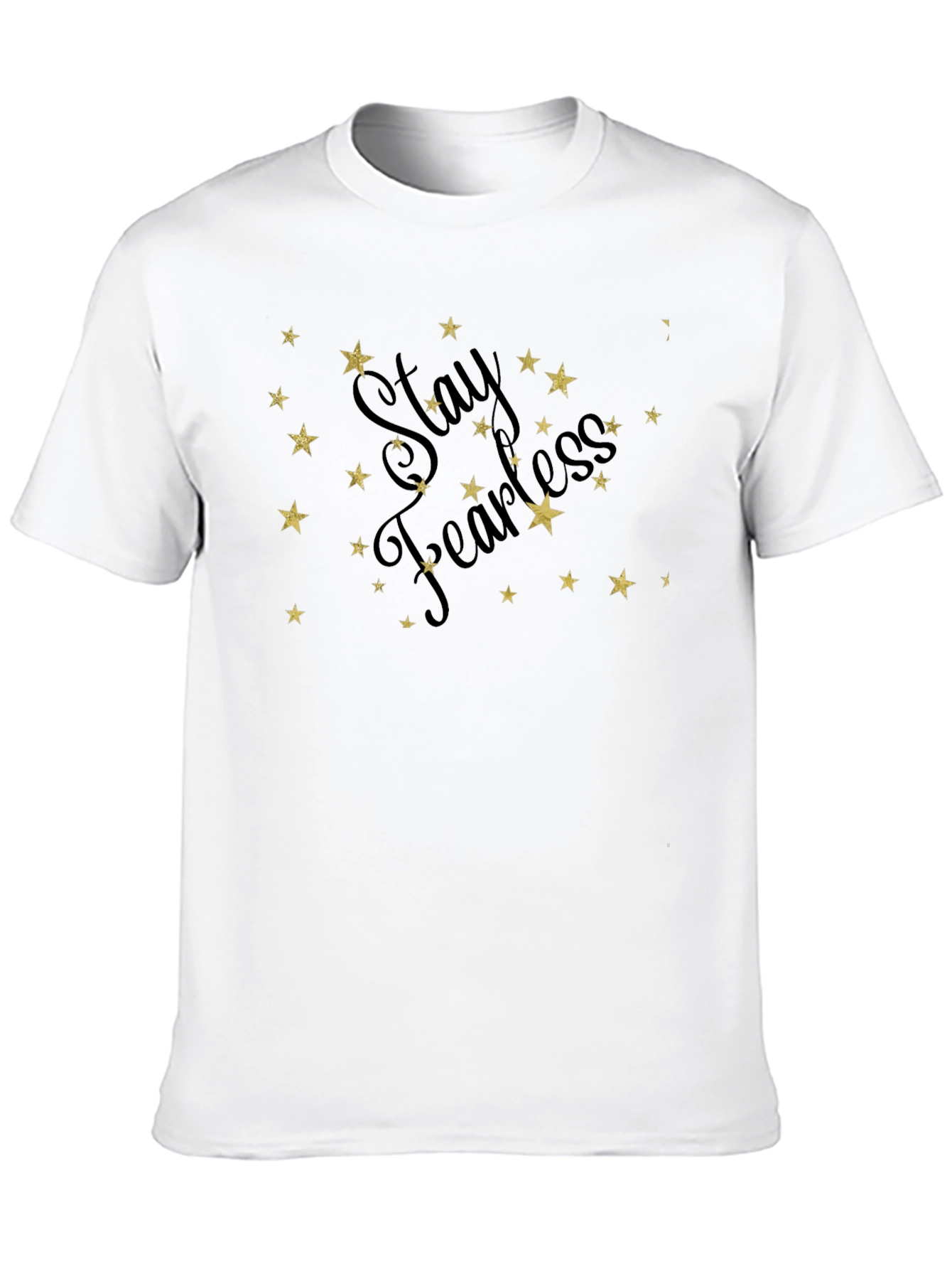Stay Fearless Starry Black Tee