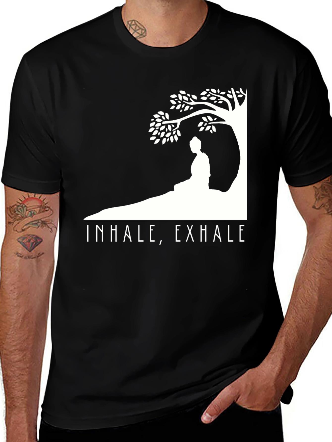 Inhale Exhale Meditation T-Shirt