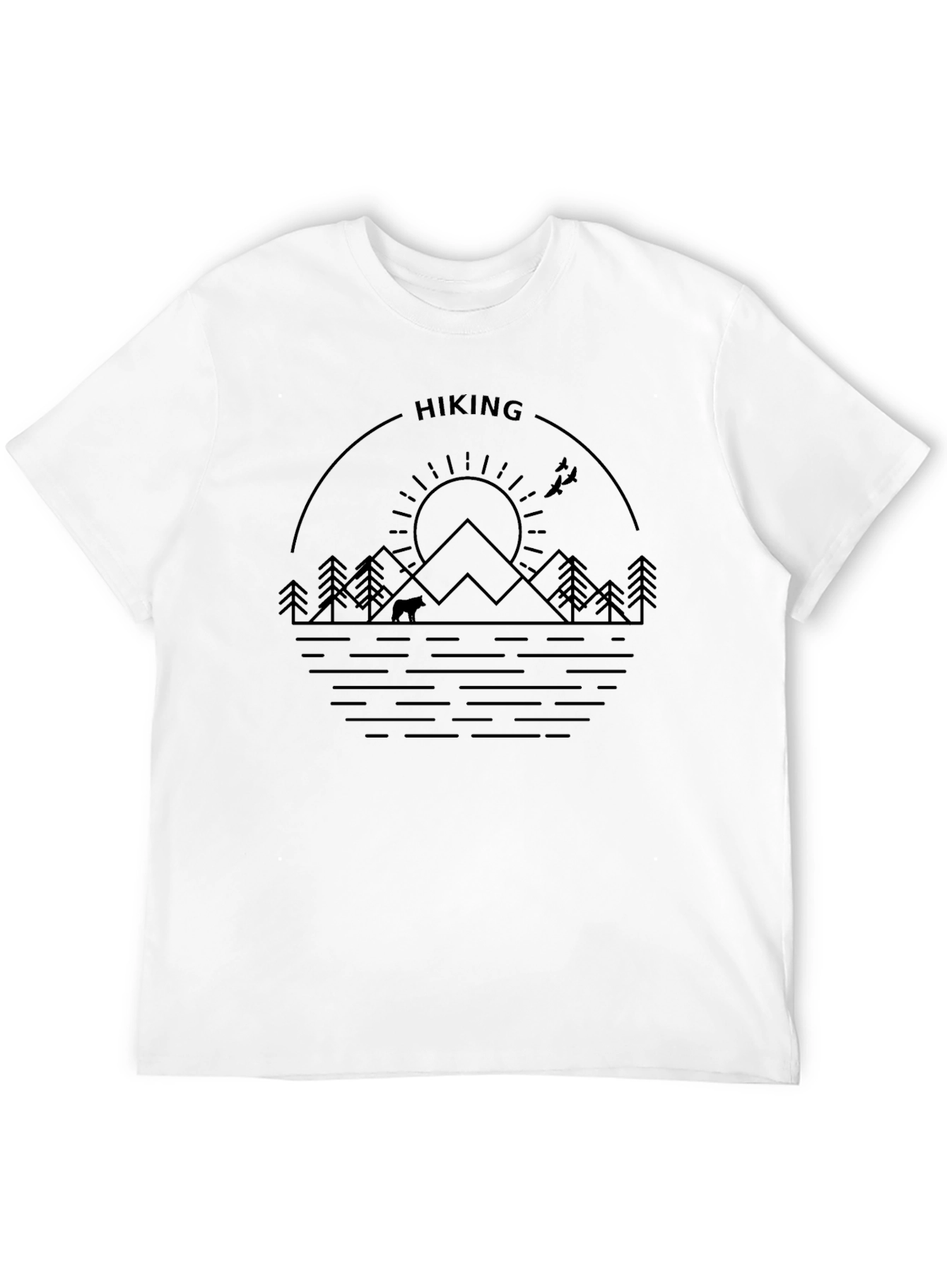Hiking Graphic Tee - Nature Adventure T-Shirt