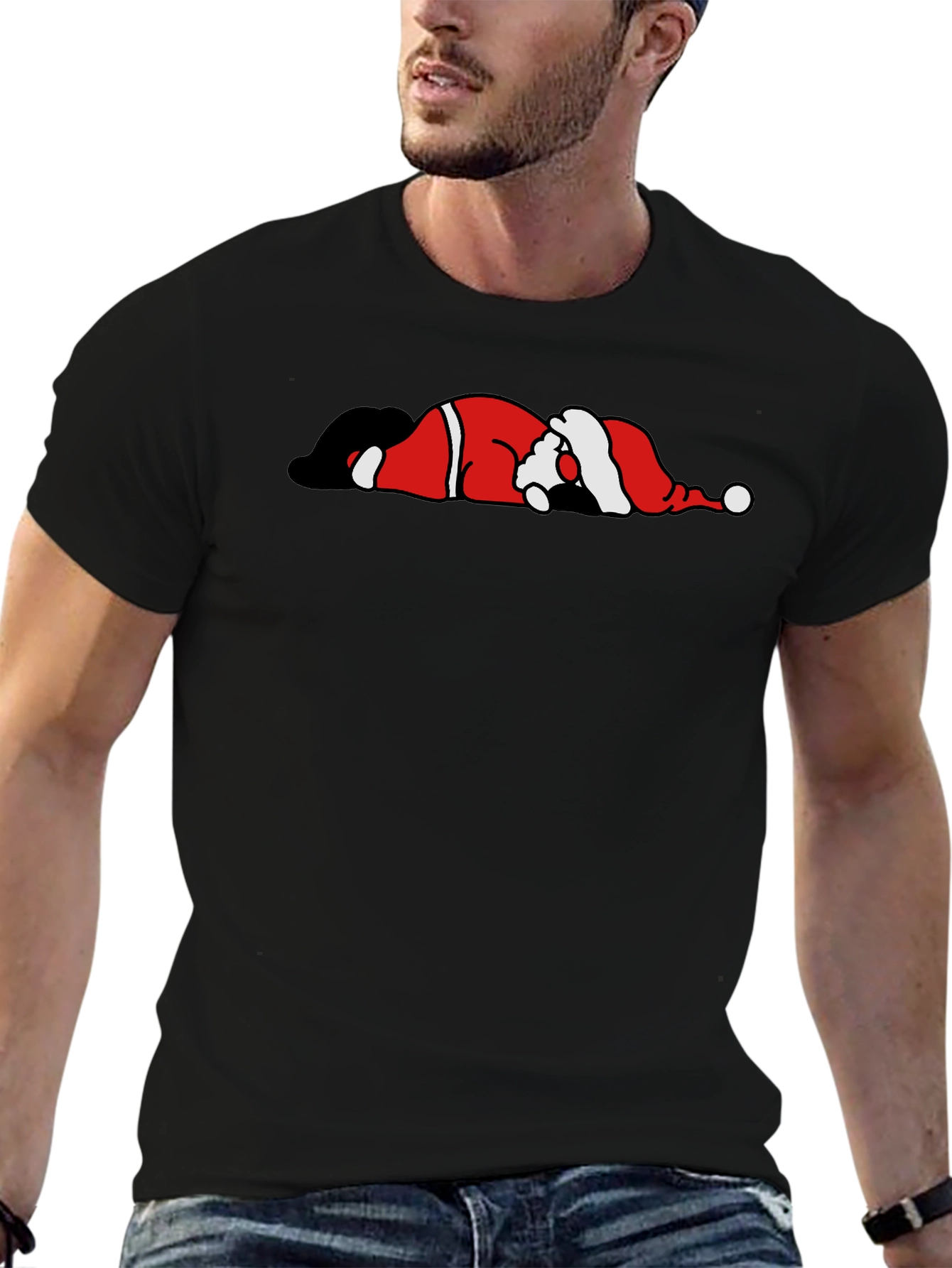 Funny Santa T-Shirt - Holiday Humor Tee