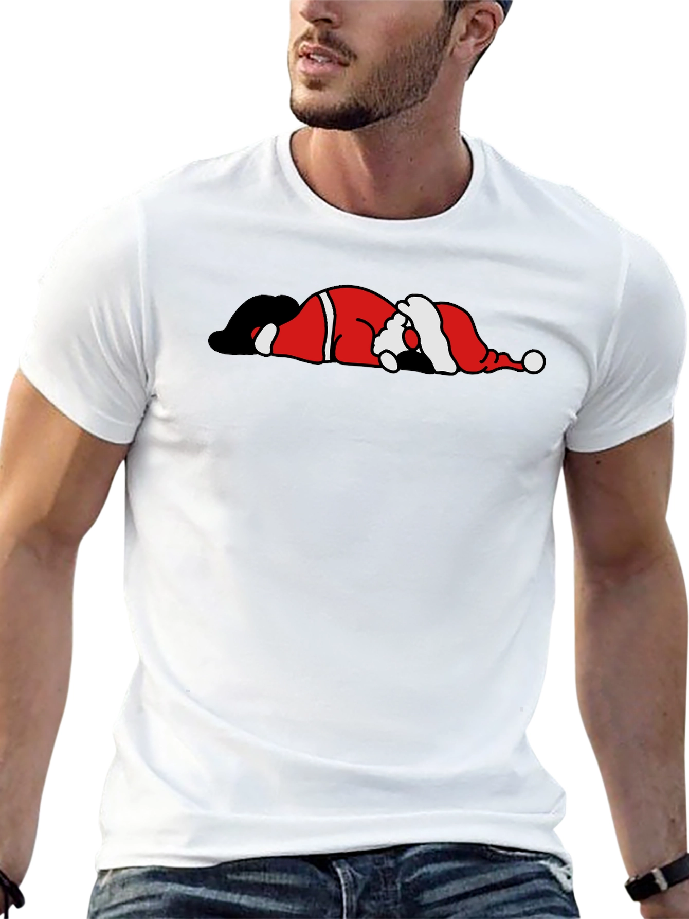 Funny Santa T-Shirt - Holiday Humor Tee