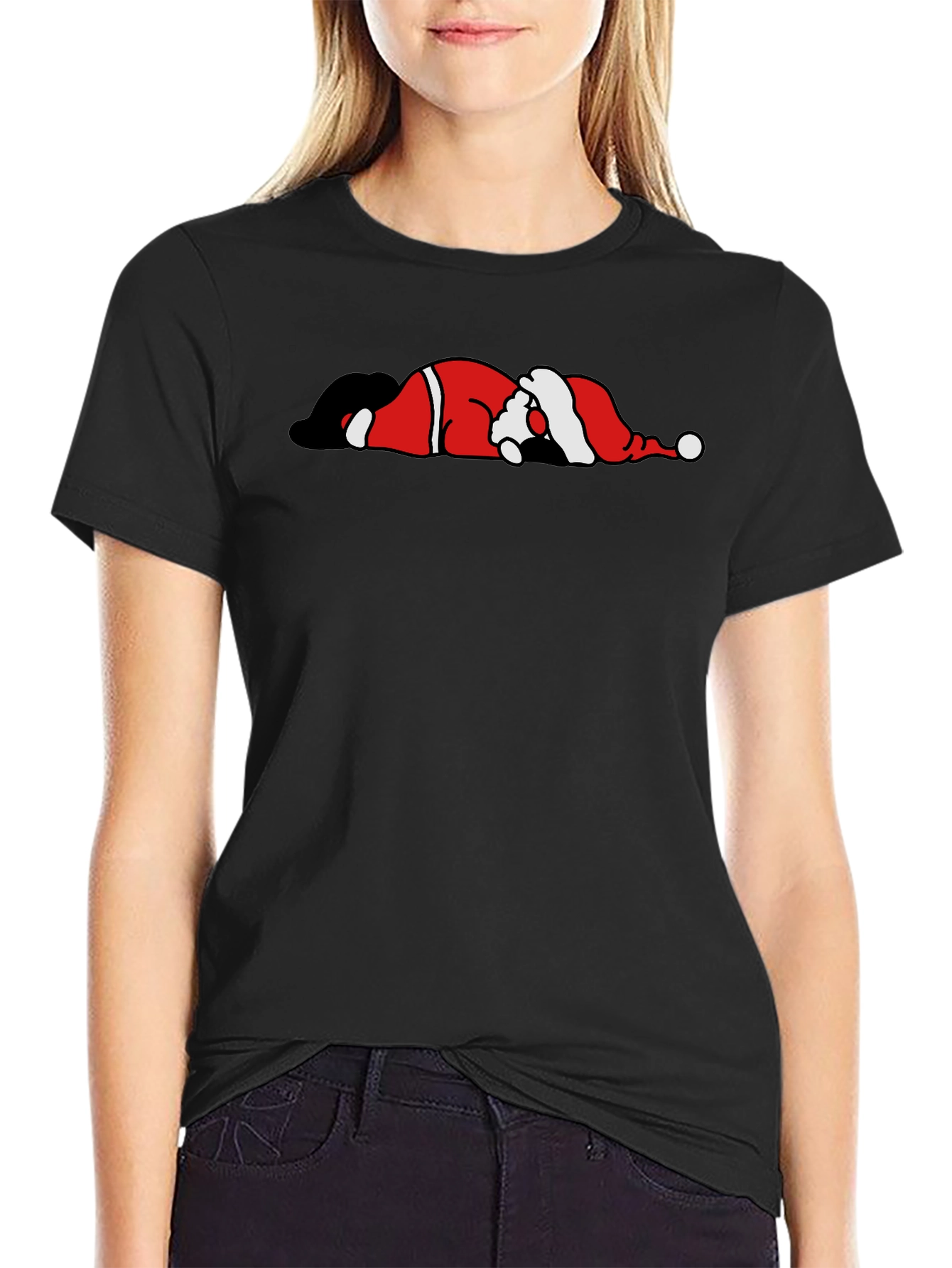 Funny Santa T-Shirt - Holiday Humor Tee