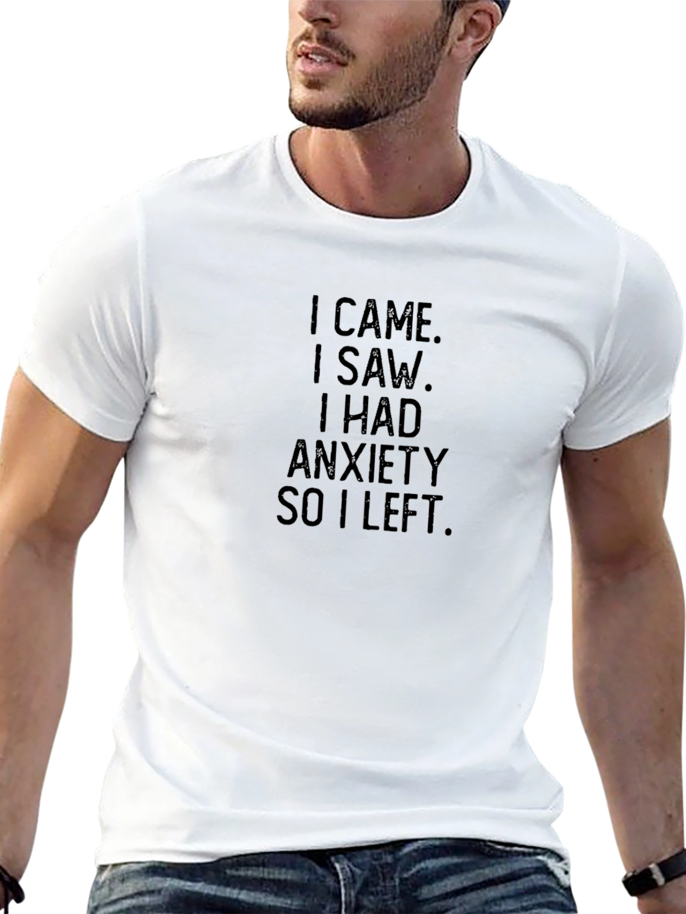 Anxiety T-Shirt - Came Saw Left
