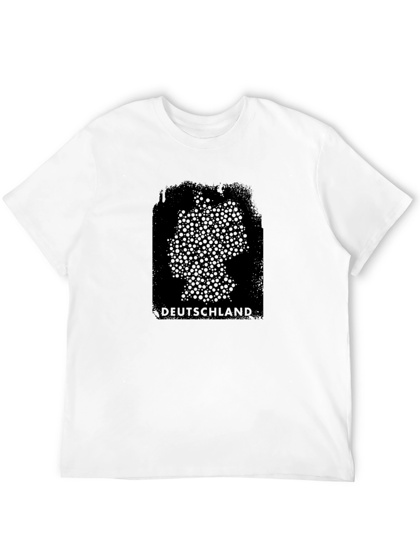 Deutschland Map T-Shirt - Black Graphic Tee