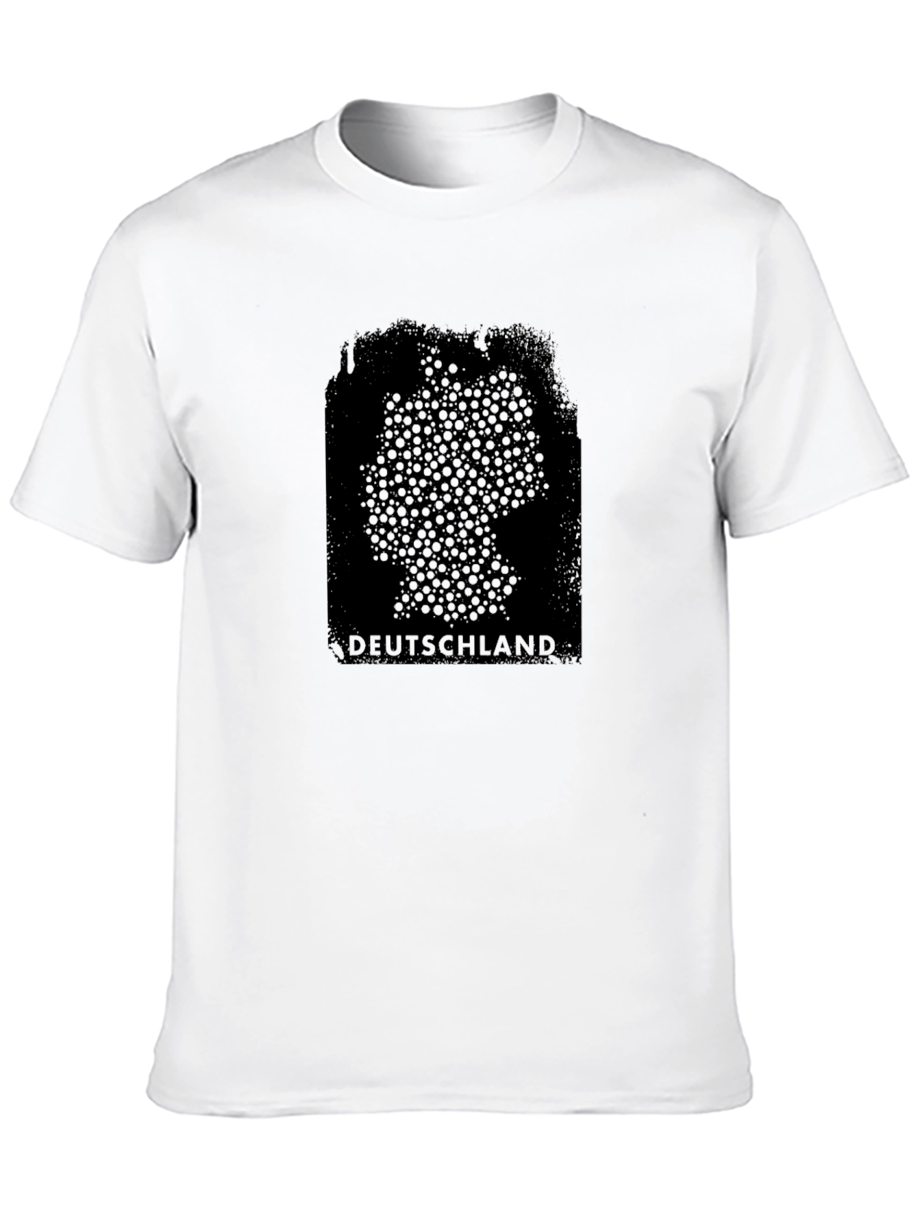 Deutschland Map T-Shirt - Black Graphic Tee
