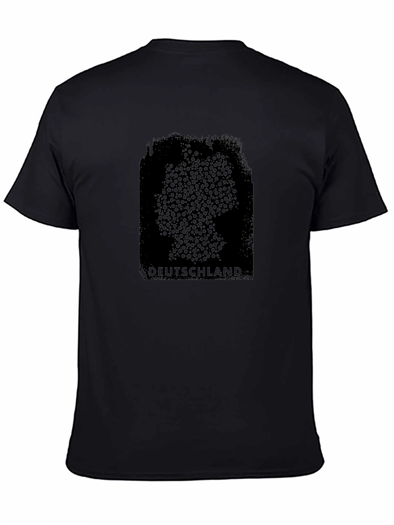 Deutschland Map T-Shirt - Black Graphic Tee