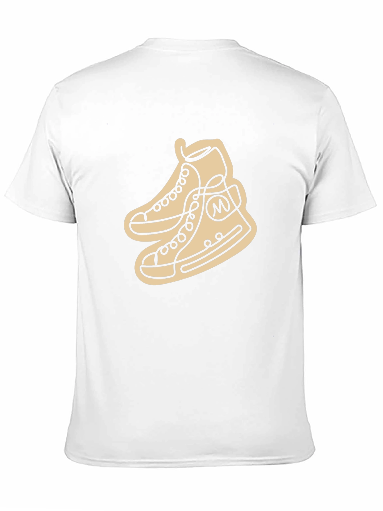 Abstract Shoe Line Art Graphic T-Shirt
