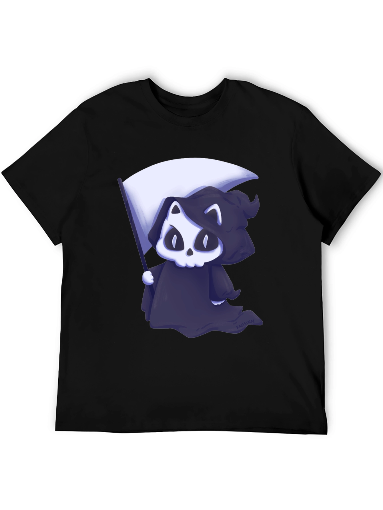 Grim Reaper Cat Graphic Tee