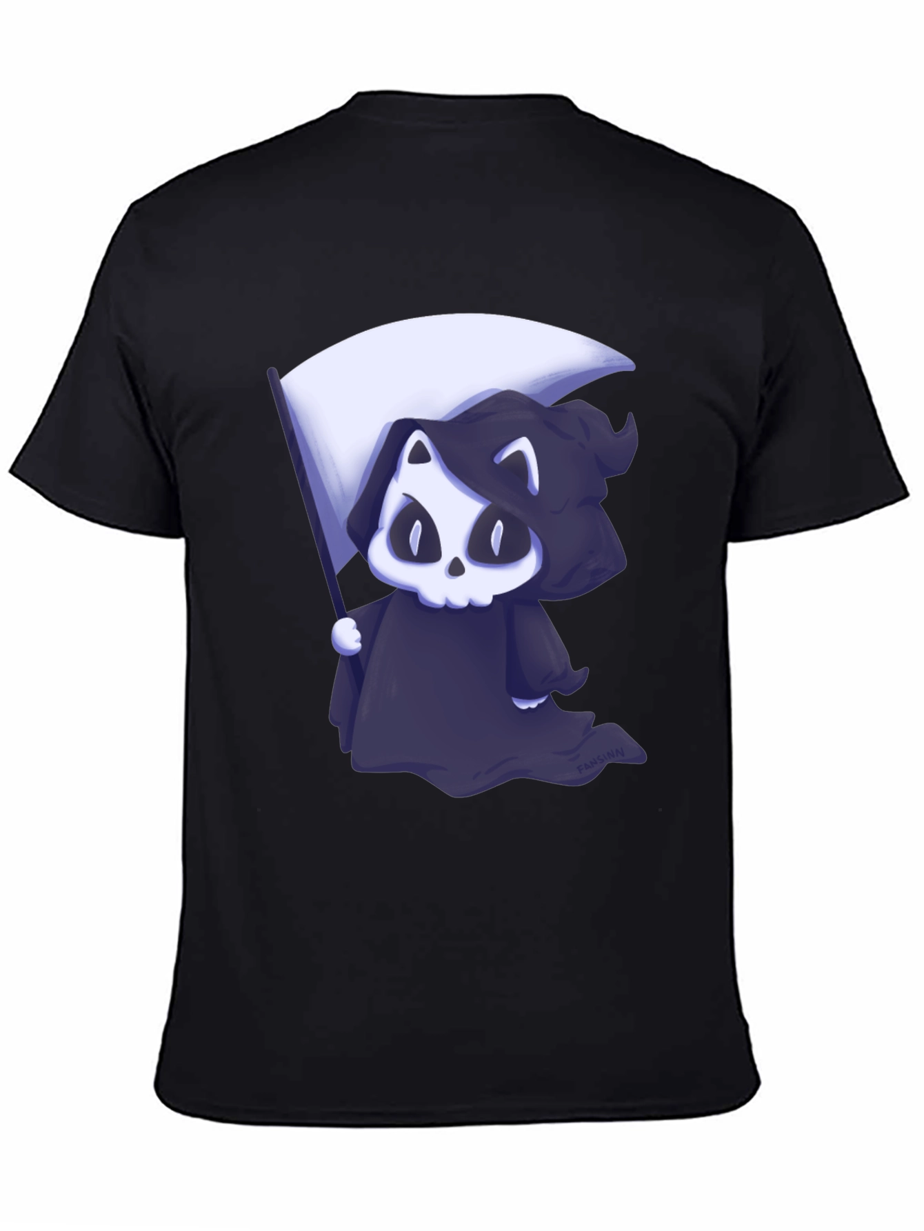 Grim Reaper Cat Graphic Tee