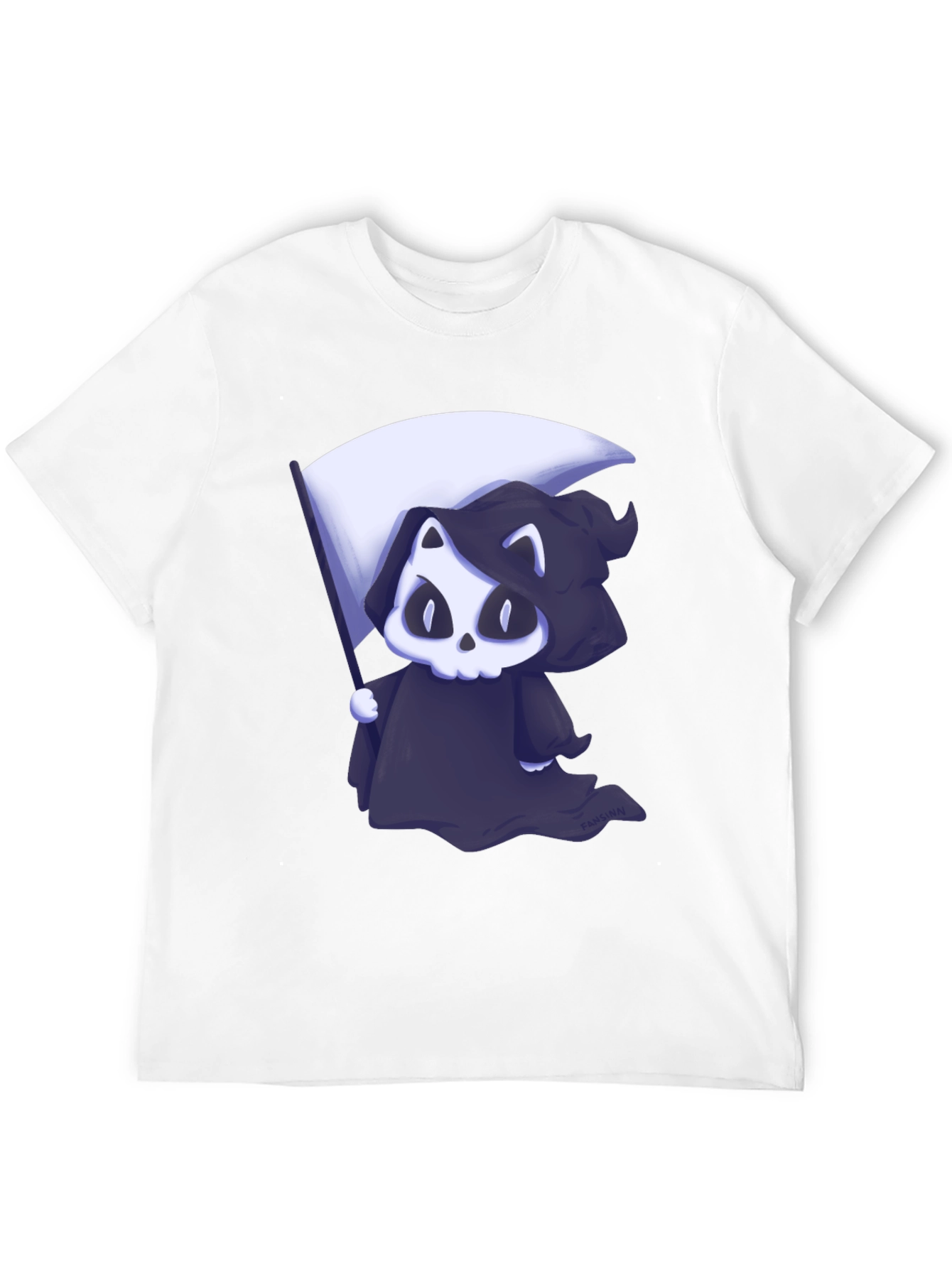 Grim Reaper Cat Graphic Tee
