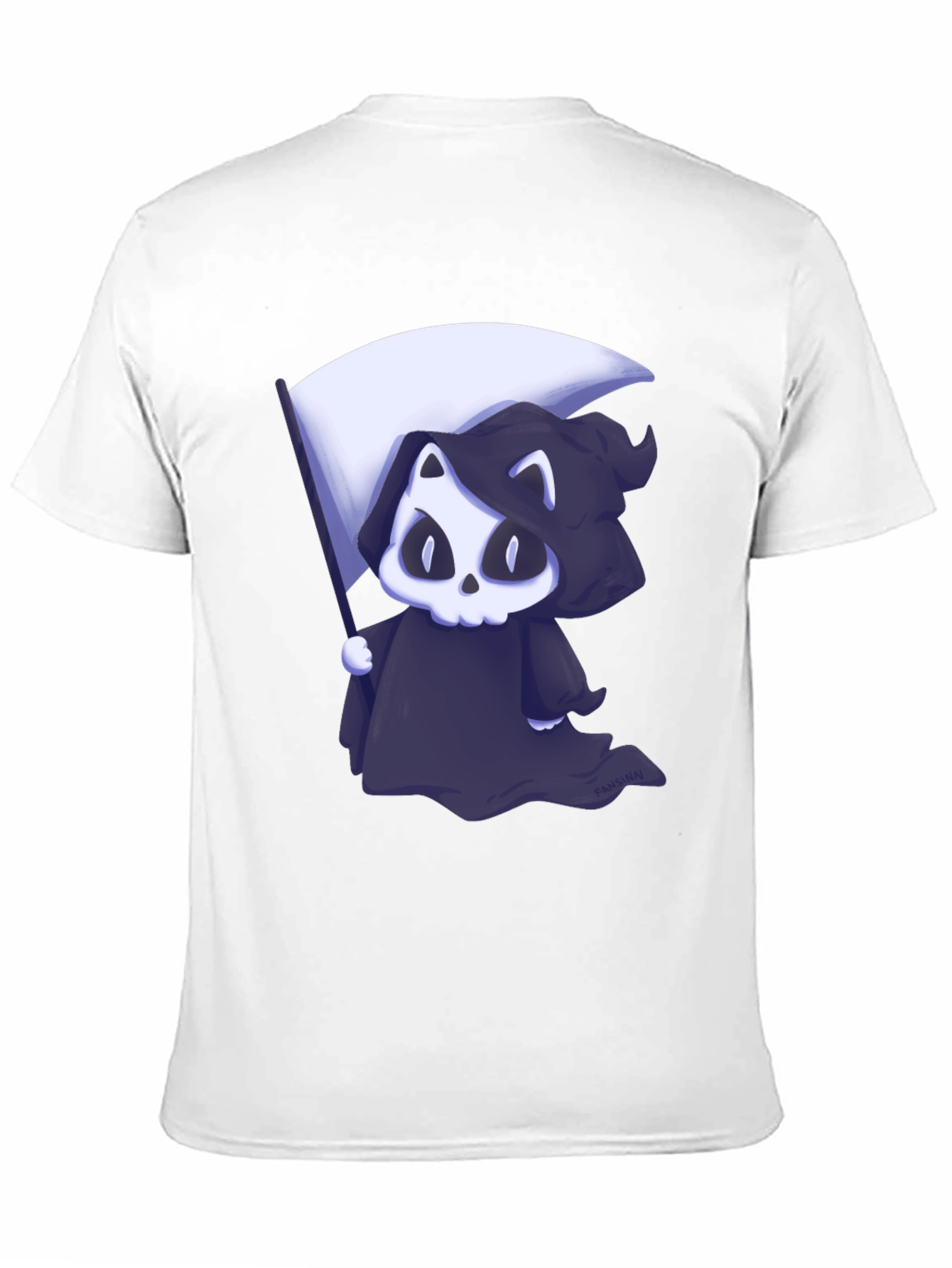 Grim Reaper Cat Graphic Tee