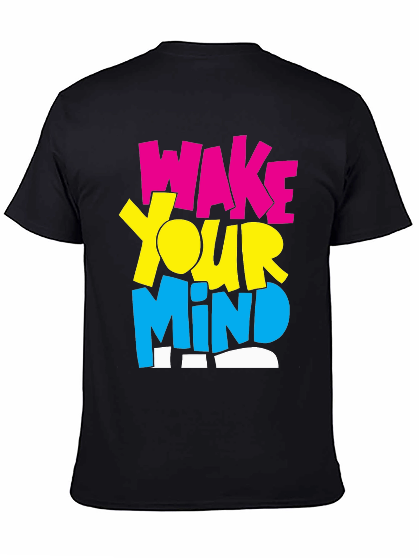 Wake Your Mind Graphic Tee - Black
