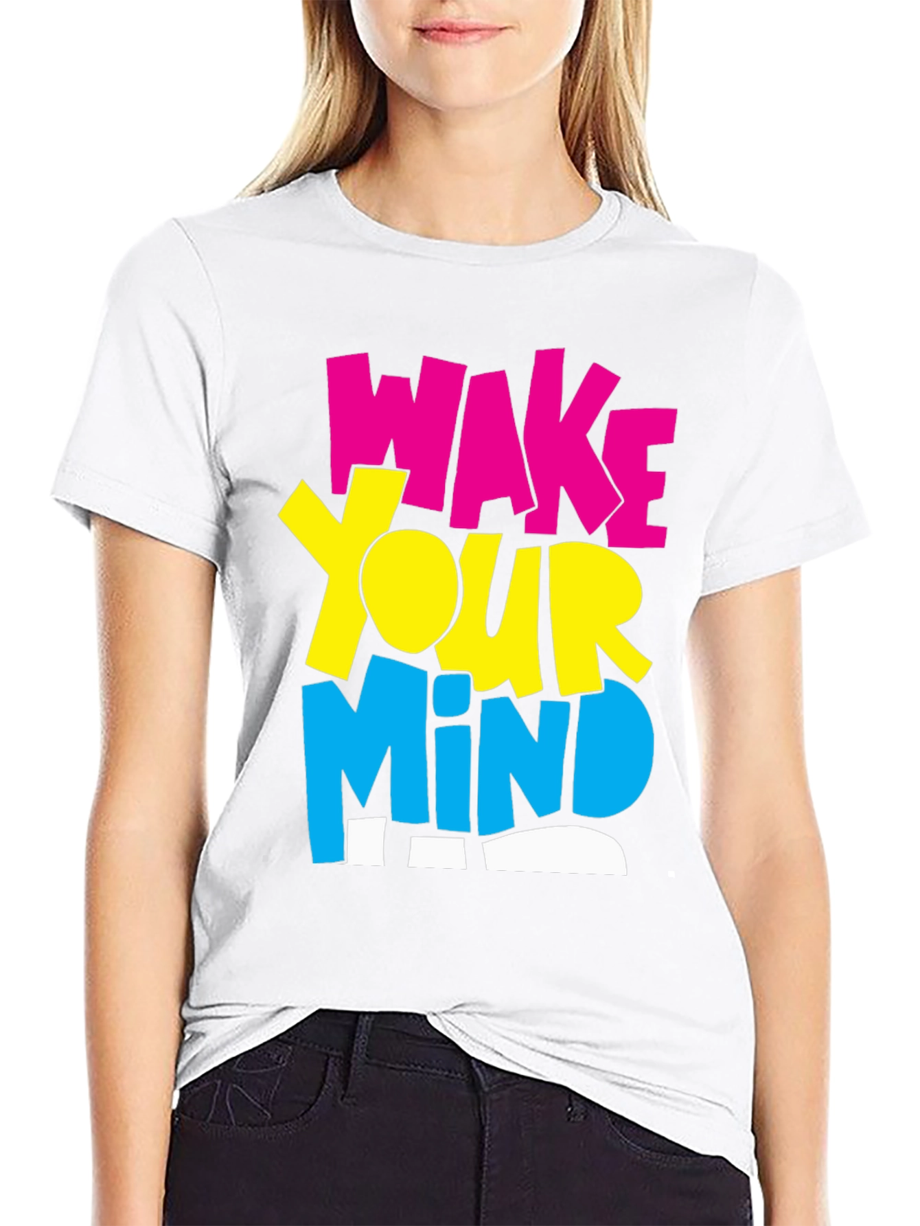 Wake Your Mind Graphic Tee - Black