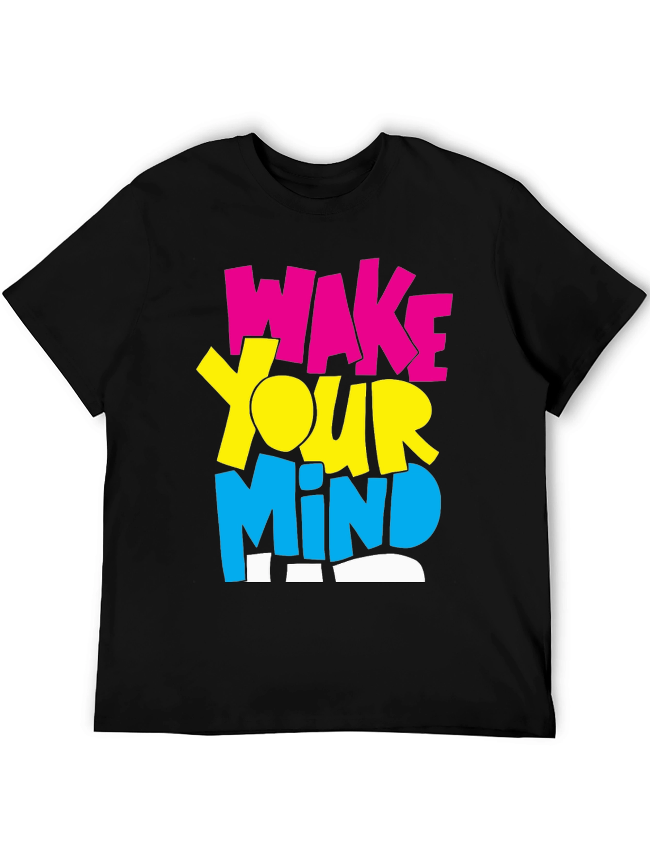 Wake Your Mind Graphic Tee - Black