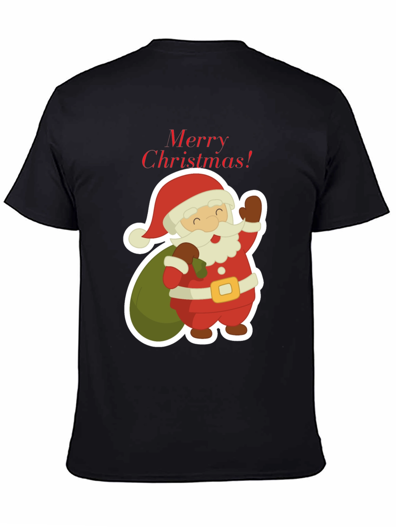 Festive Santa Claus Merry Christmas T-Shirt