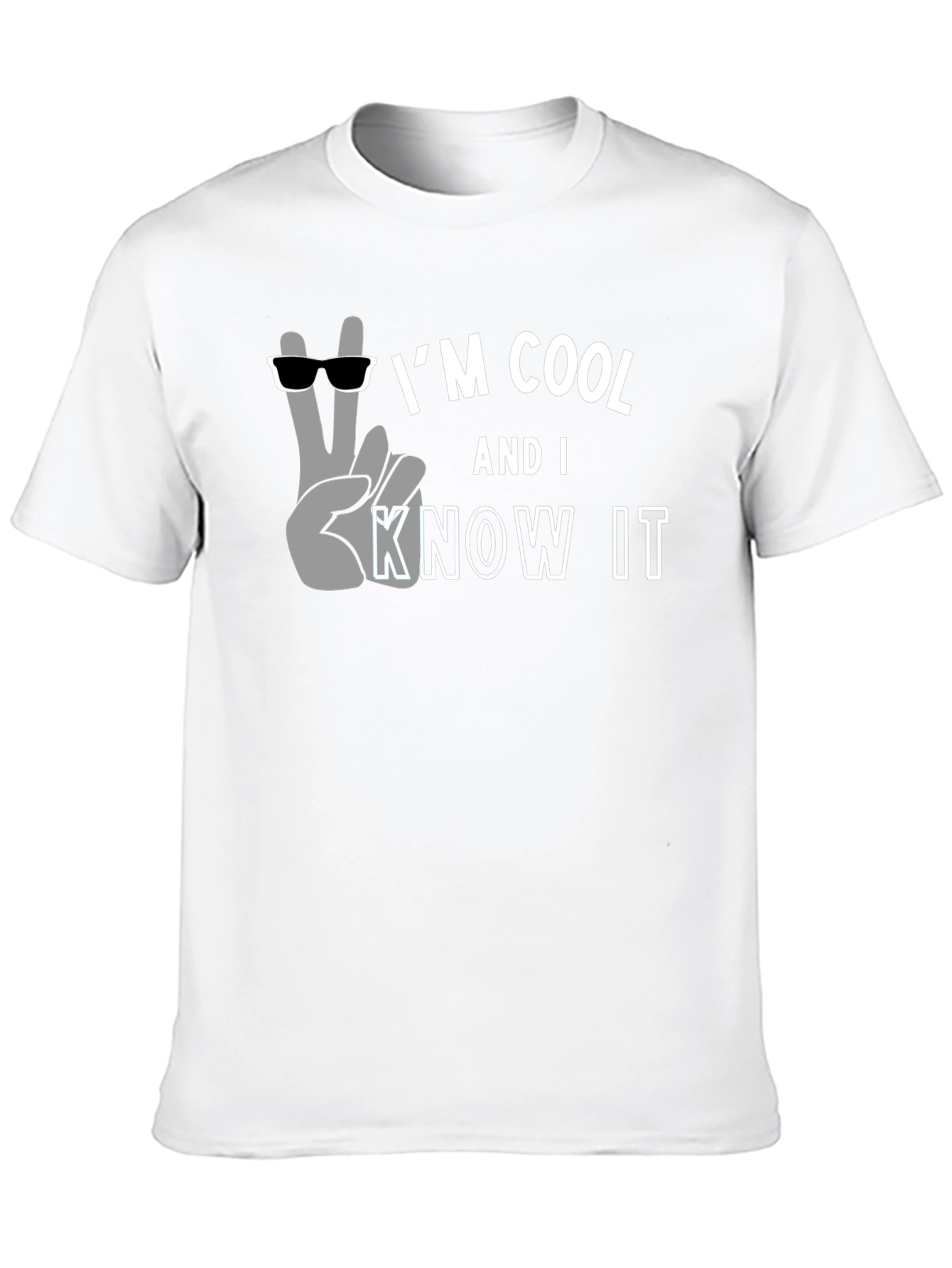 Im Cool And I Know It - Black T-Shirt