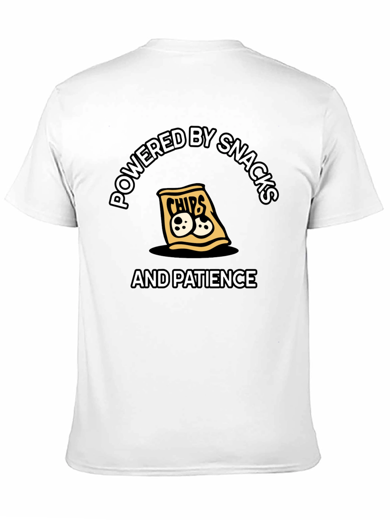 Powered by Snacks & Patience T-Shirt