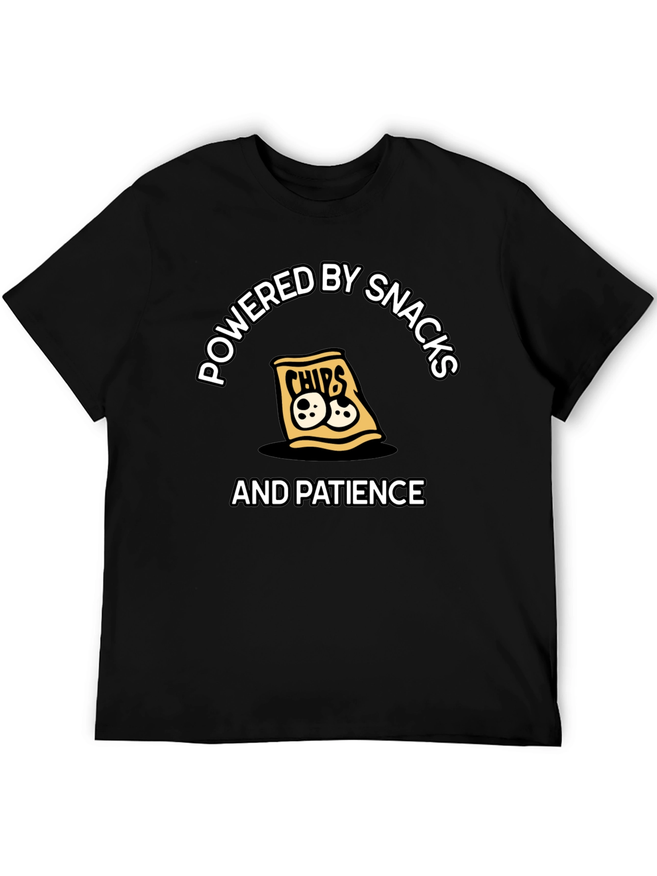 Powered by Snacks & Patience T-Shirt
