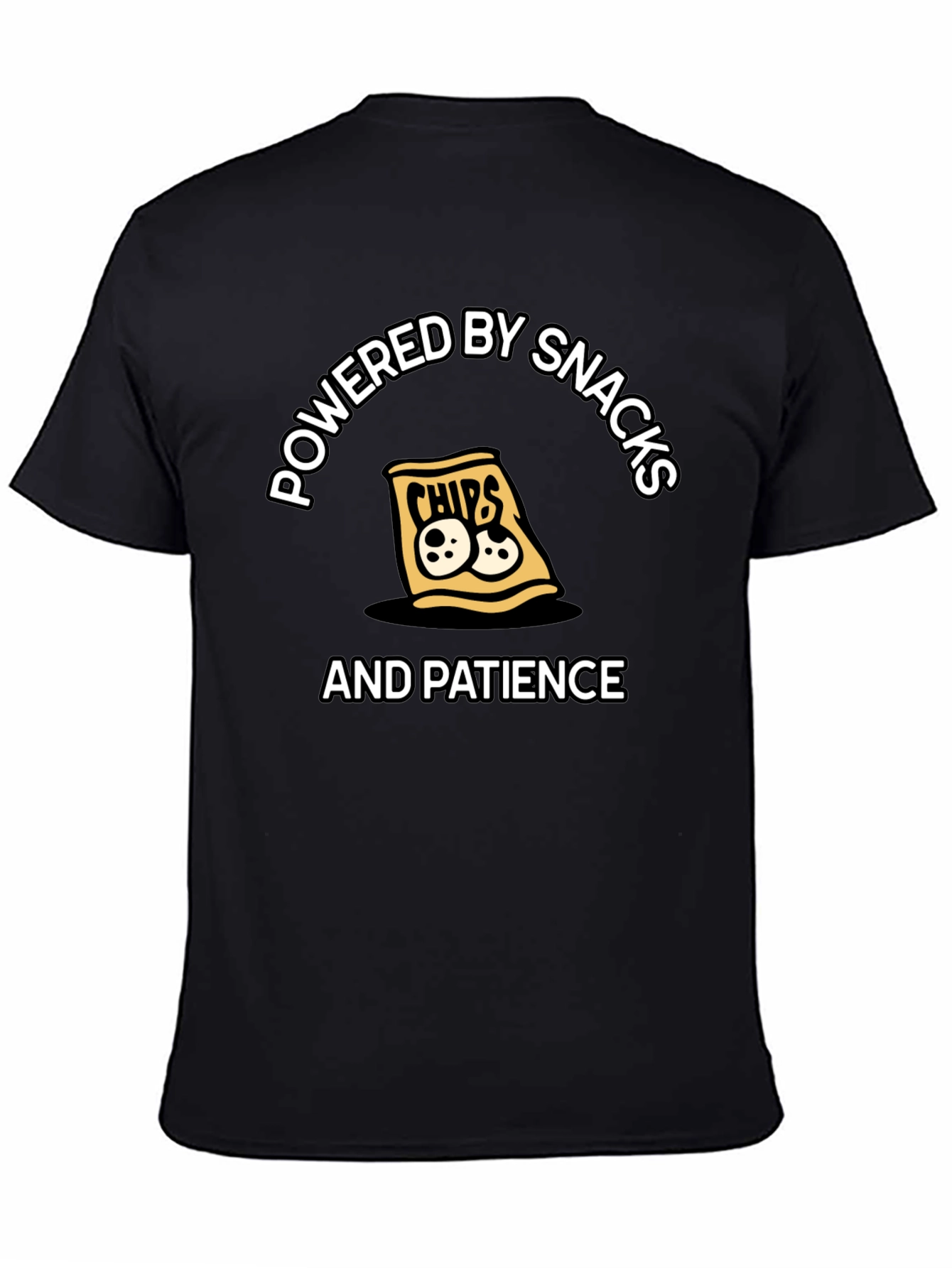 Powered by Snacks & Patience T-Shirt