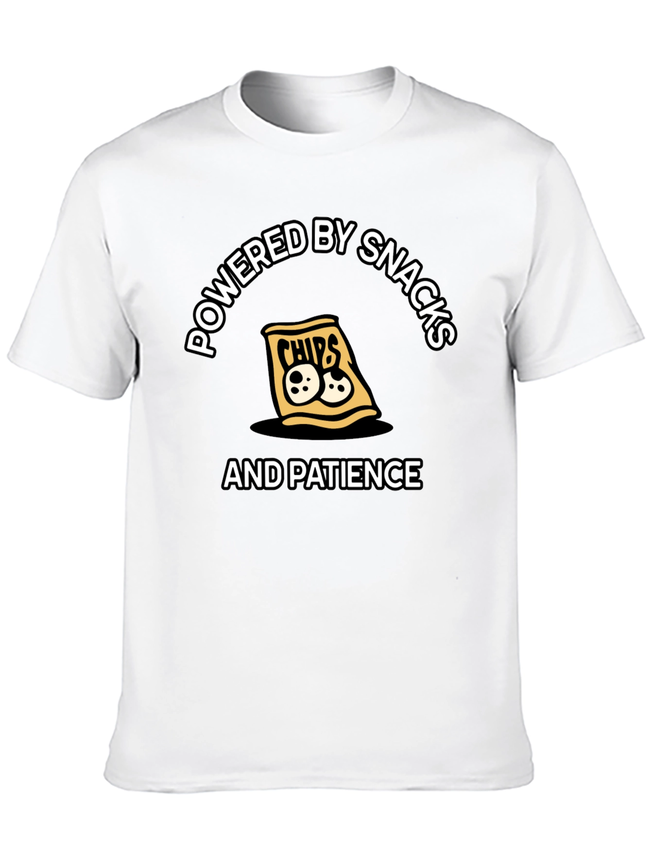 Powered by Snacks & Patience T-Shirt