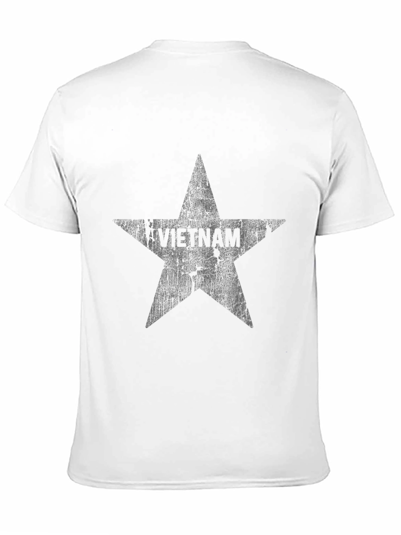 Distressed Star Graphic Black T-Shirt